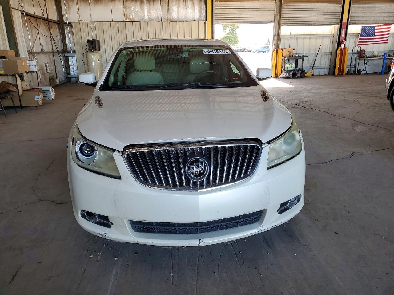 2013 Buick Lacrosse White vin: 1G4GC5ER2DF125672