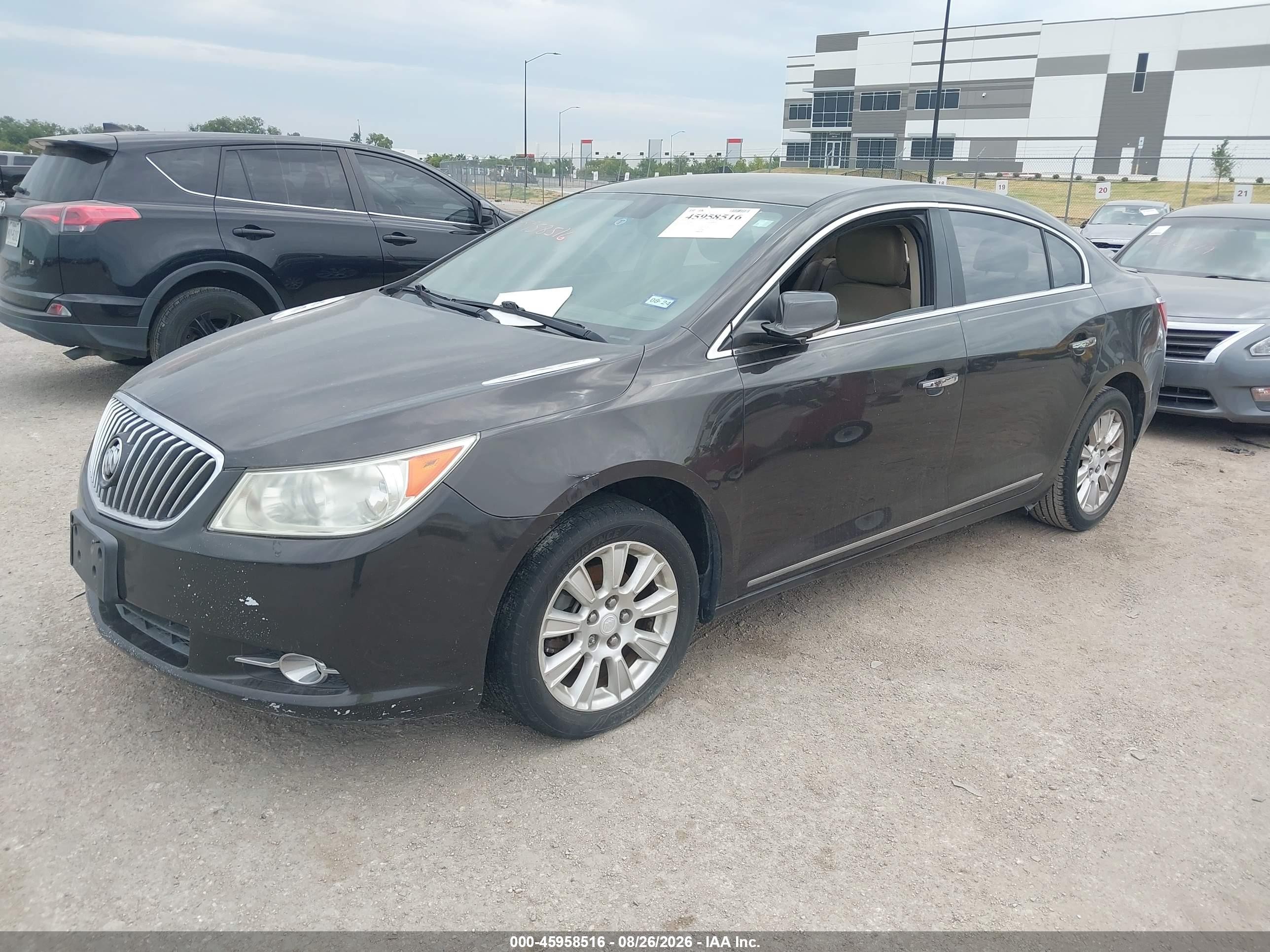 2013 Buick Lacrosse Leather Group Brown vin: 1G4GC5ER2DF177755