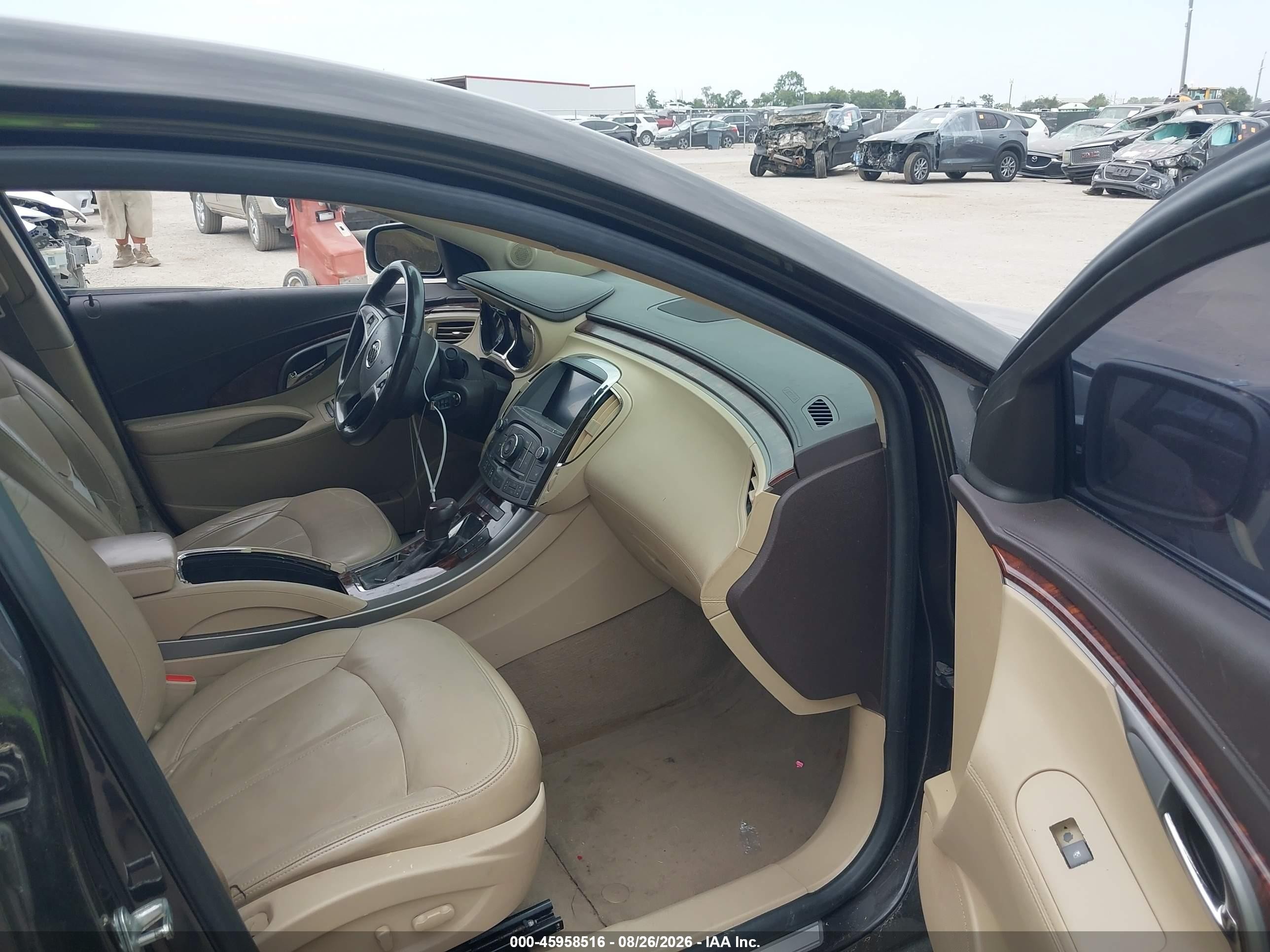2013 Buick Lacrosse Leather Group Brown vin: 1G4GC5ER2DF177755