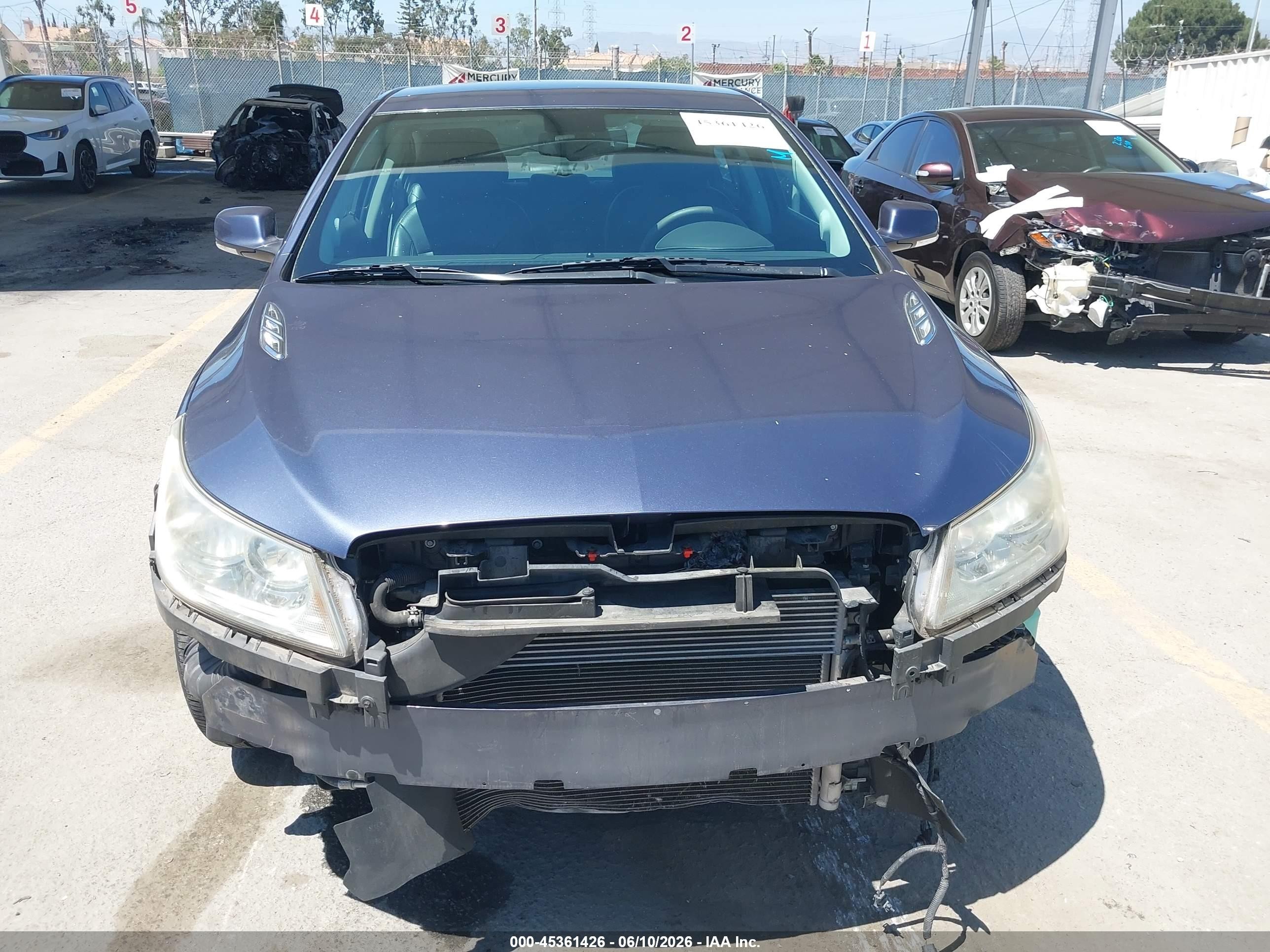 2013 Buick Lacrosse Leather Group Blue vin: 1G4GC5ER2DF301815