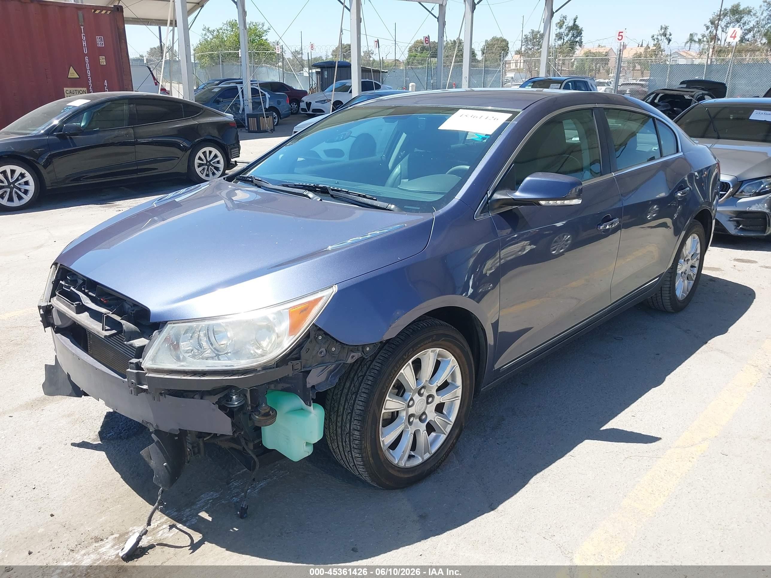 2013 Buick Lacrosse Leather Group Blue vin: 1G4GC5ER2DF301815