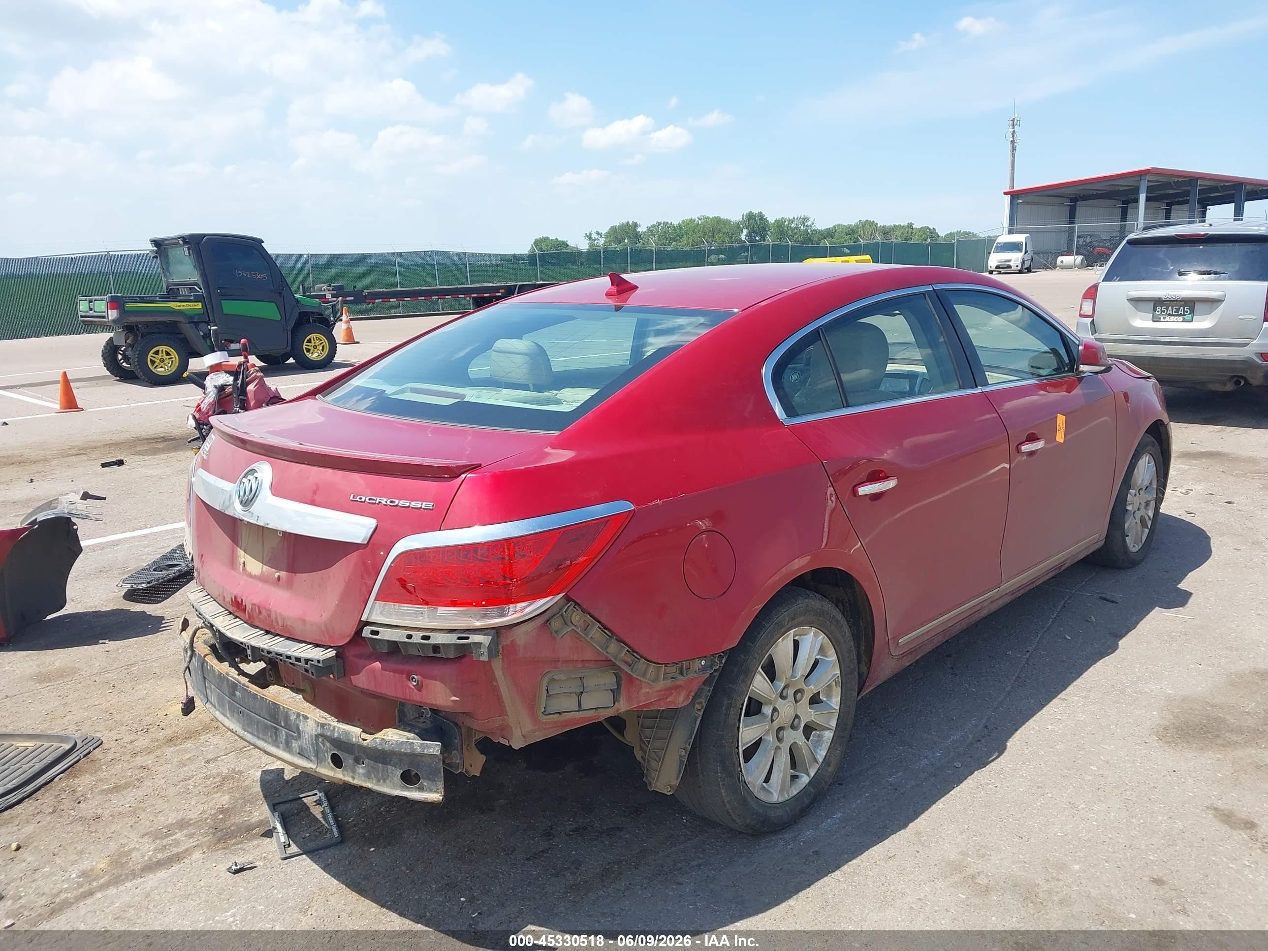 2013 Buick Lacrosse Leather Group Red vin: 1G4GC5ER5DF128470