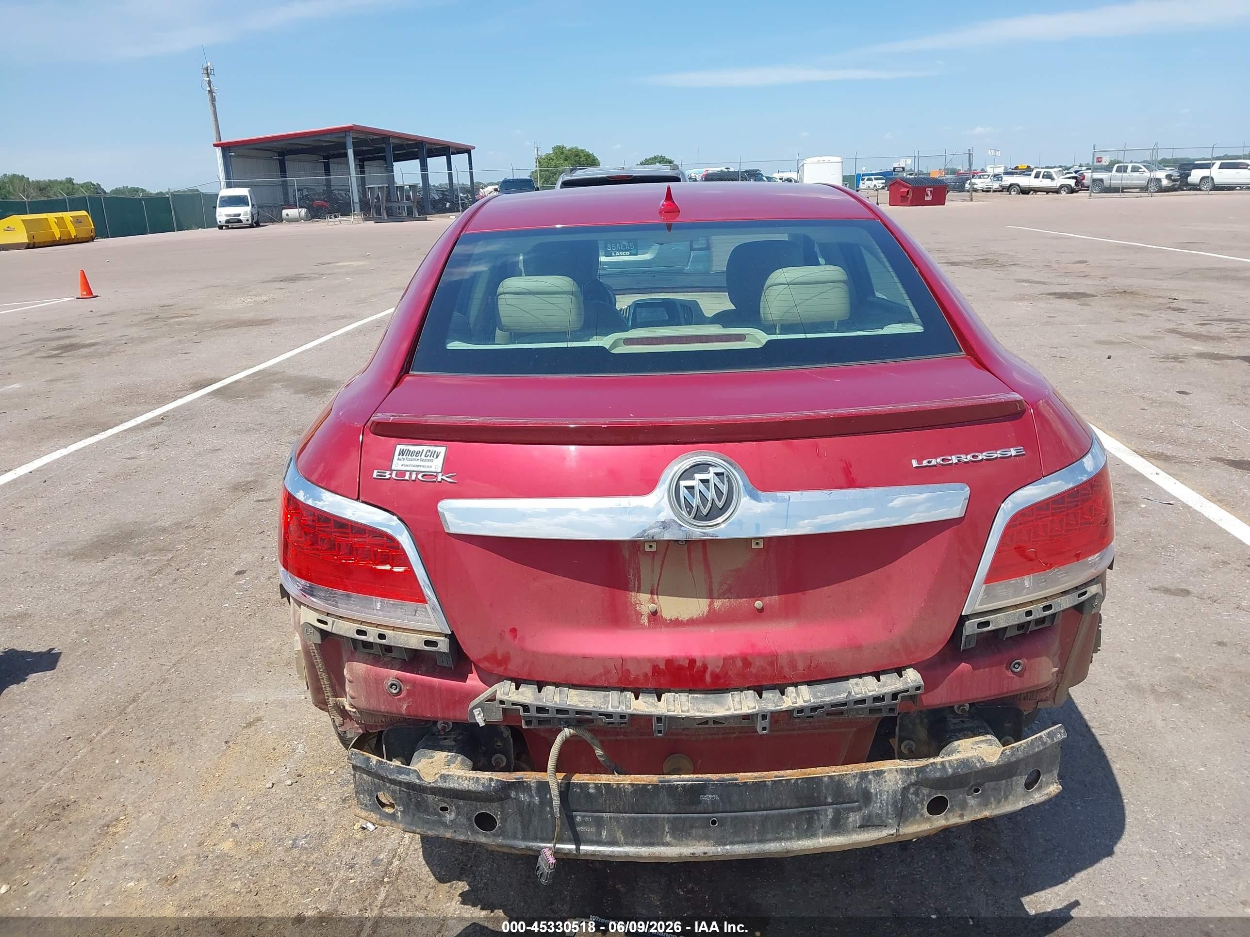2013 Buick Lacrosse Leather Group Red vin: 1G4GC5ER5DF128470