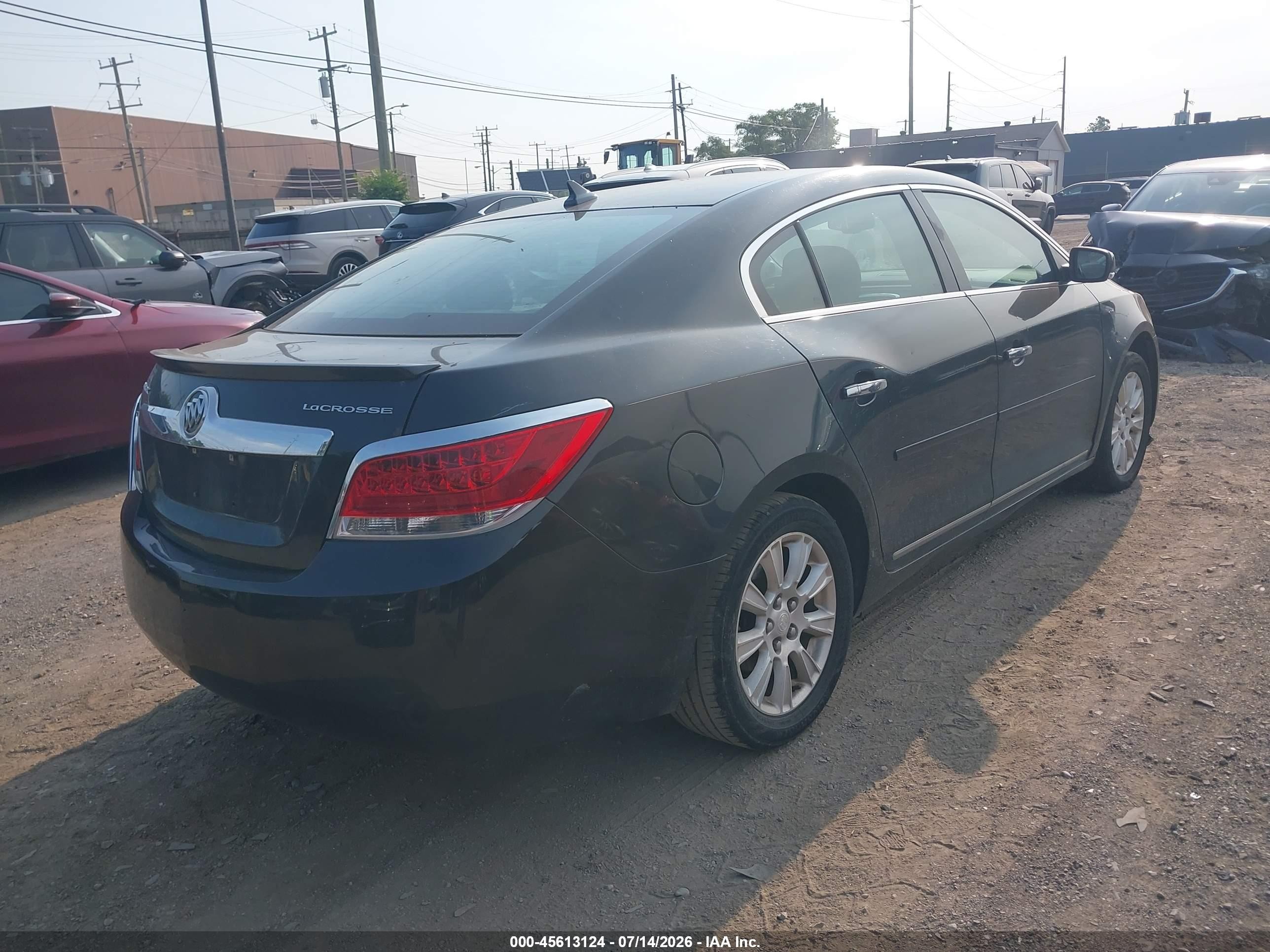 2013 Buick Lacrosse Leather Group Black vin: 1G4GC5ER5DF186448