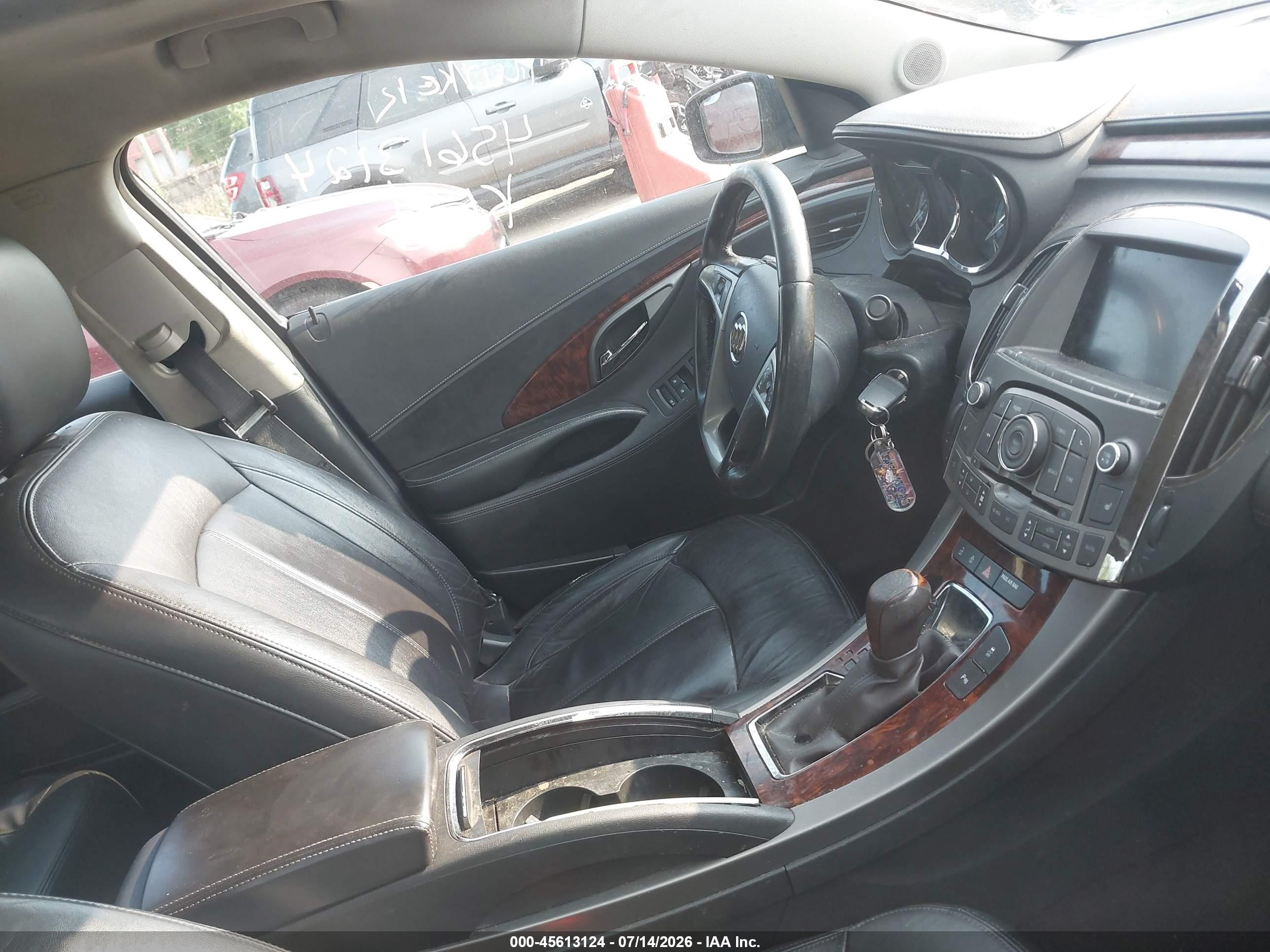 2013 Buick Lacrosse Leather Group Black vin: 1G4GC5ER5DF186448