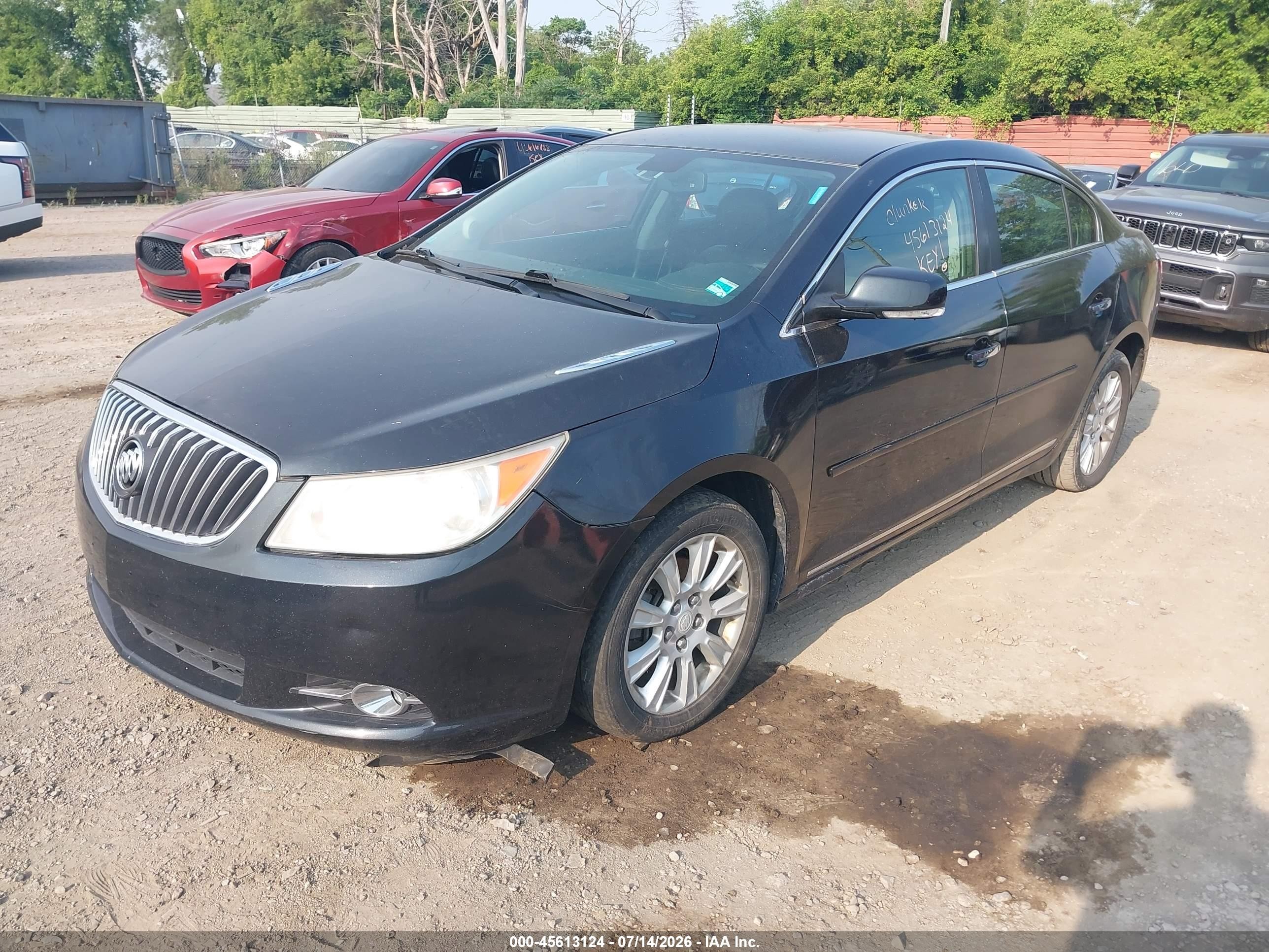 2013 Buick Lacrosse Leather Group Black vin: 1G4GC5ER5DF186448