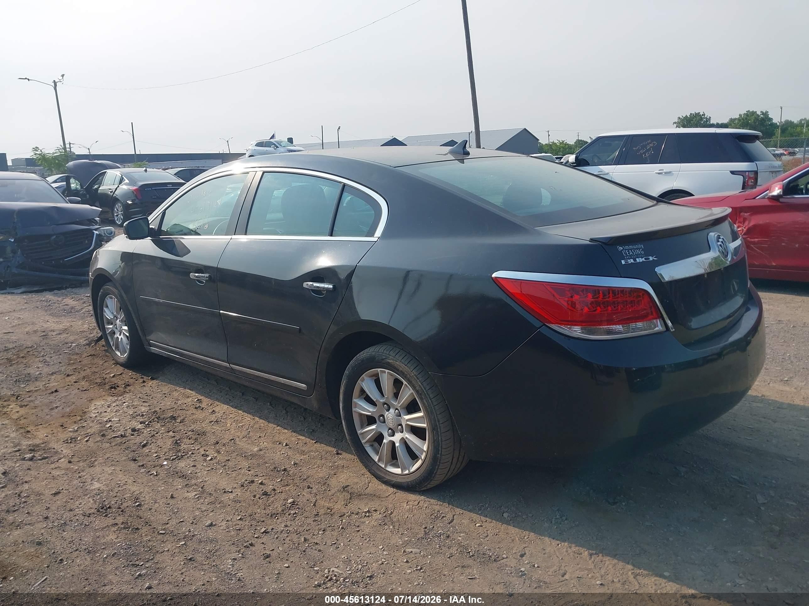 2013 Buick Lacrosse Leather Group Black vin: 1G4GC5ER5DF186448