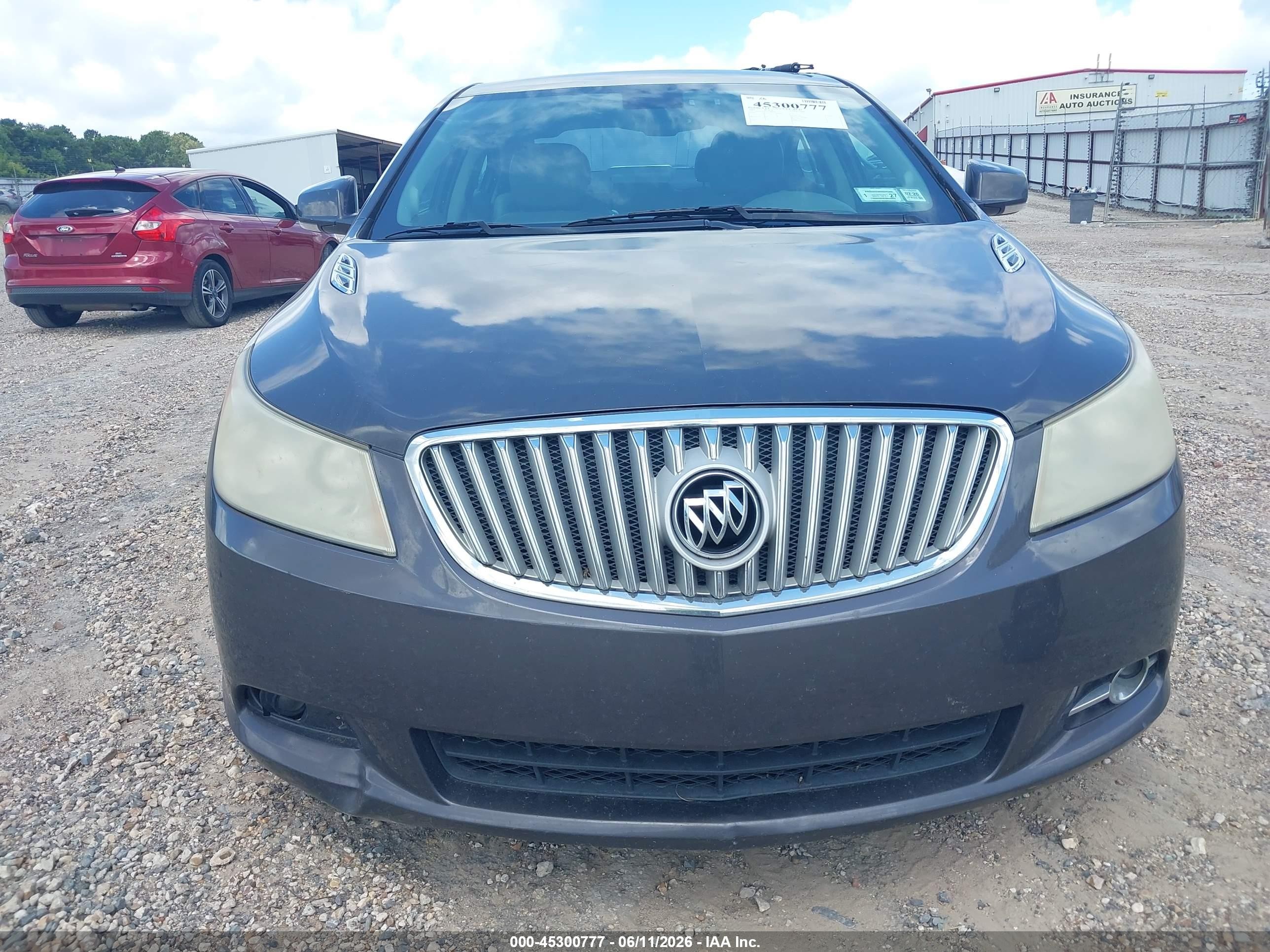 2012 Buick Lacrosse Leather Group Gray vin: 1G4GC5ER6CF348330