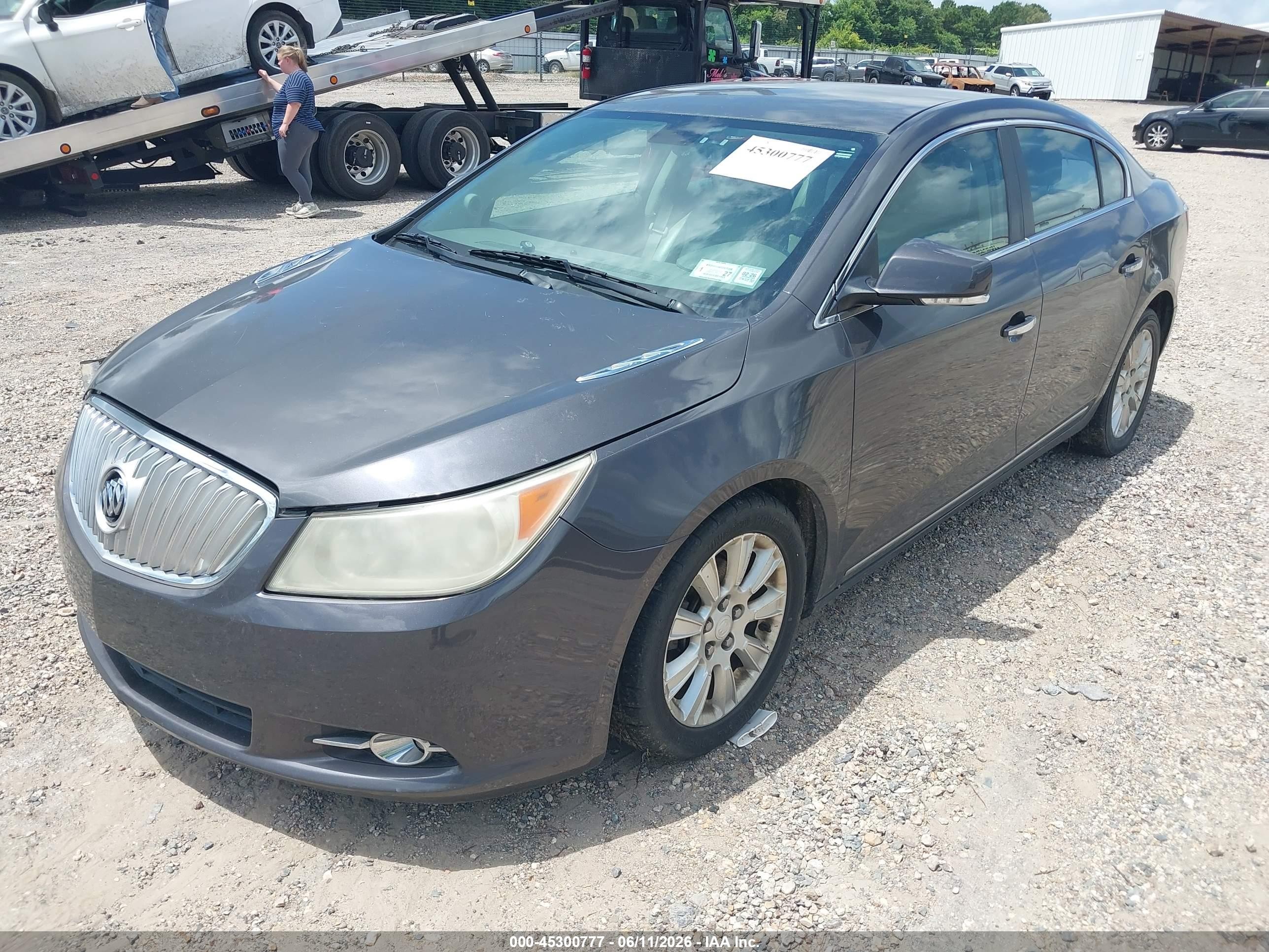 2012 Buick Lacrosse Leather Group Gray vin: 1G4GC5ER6CF348330