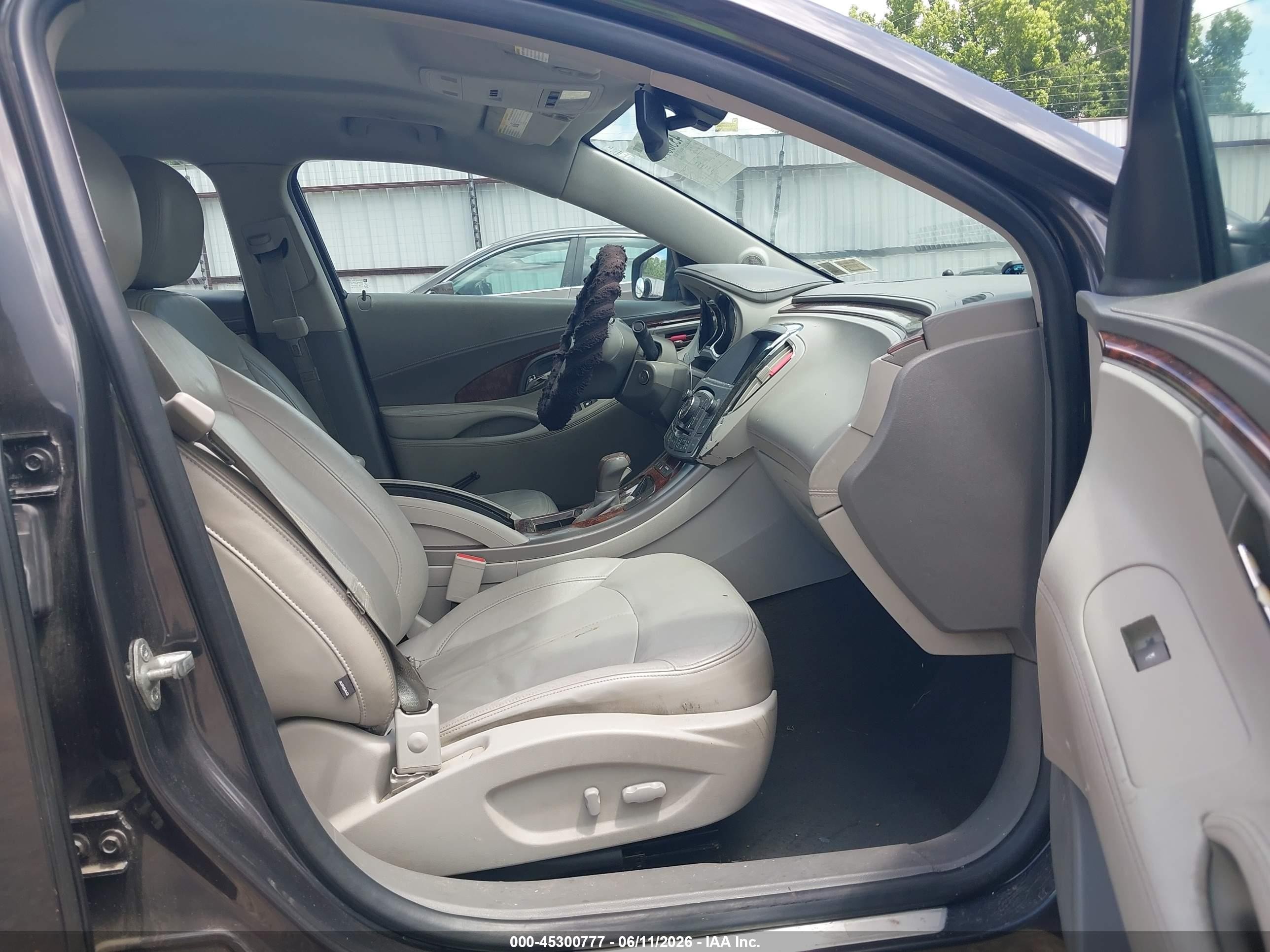 2012 Buick Lacrosse Leather Group Gray vin: 1G4GC5ER6CF348330