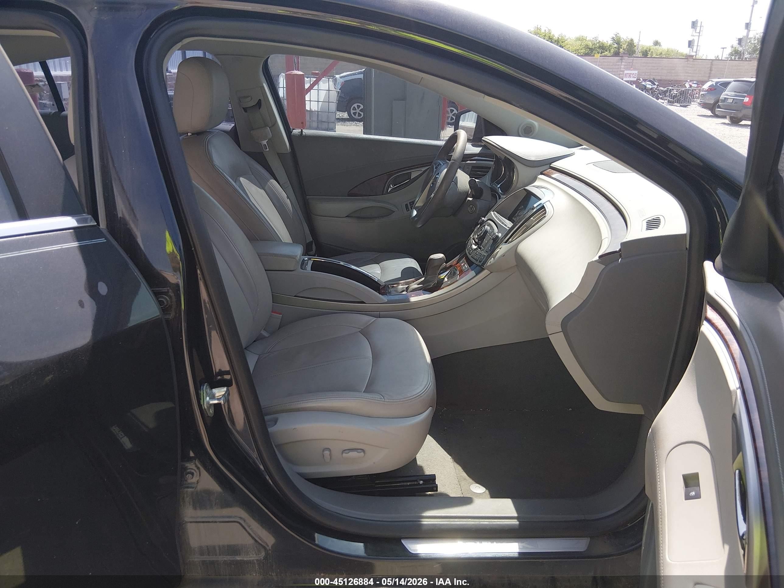 2012 Buick Lacrosse Leather Group Black vin: 1G4GC5ER9CF302250
