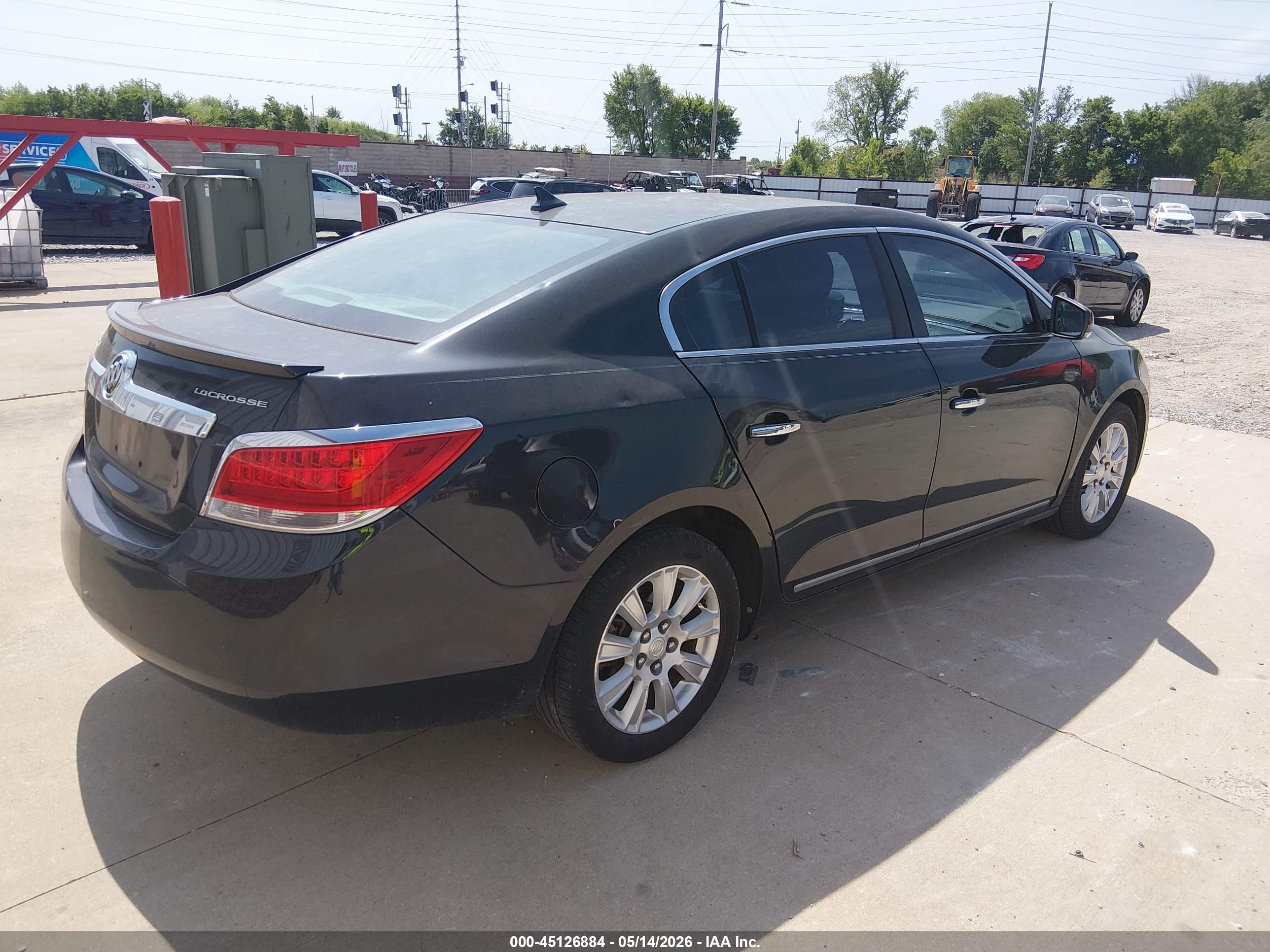 2012 Buick Lacrosse Leather Group Black vin: 1G4GC5ER9CF302250