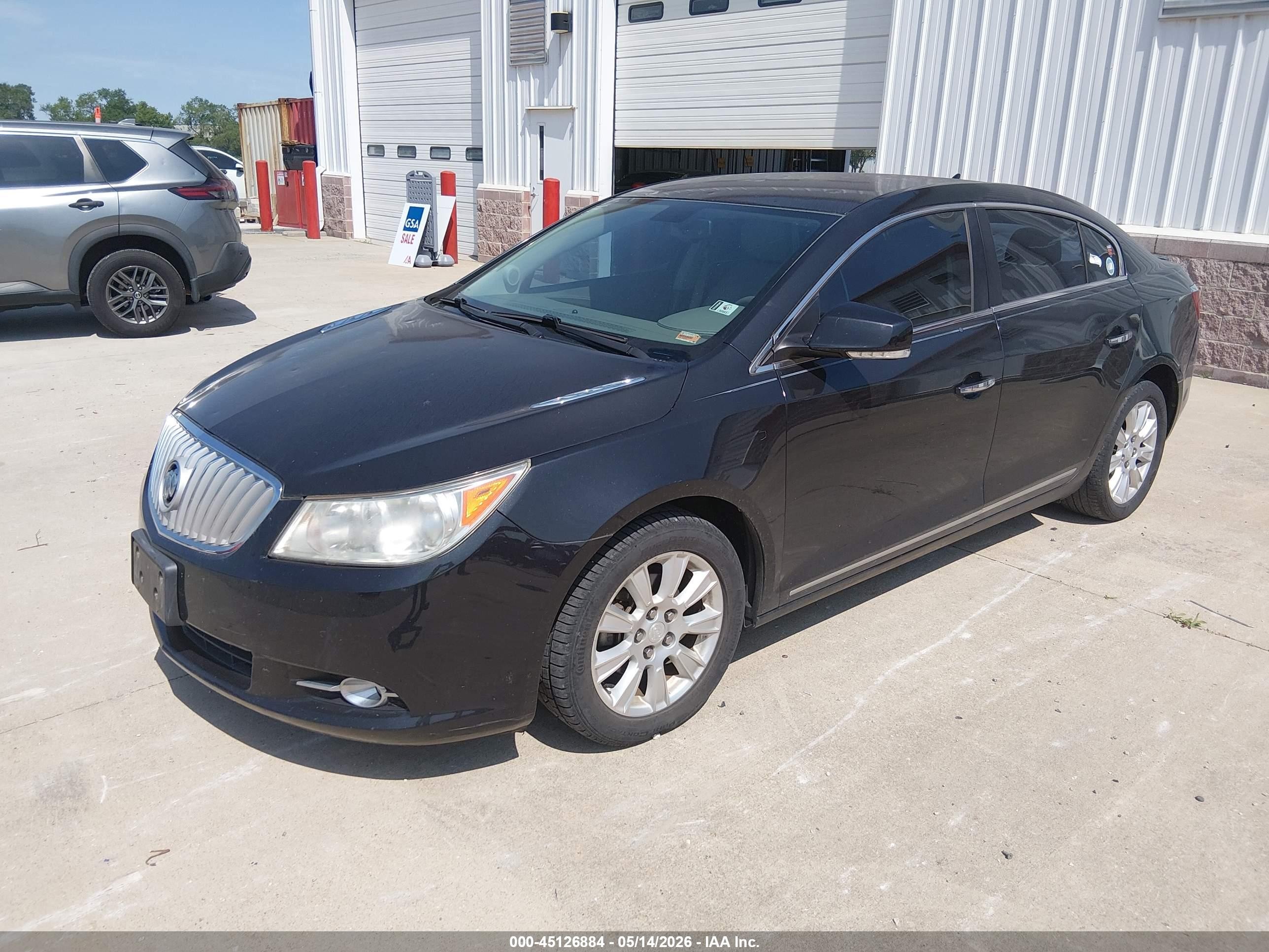 2012 Buick Lacrosse Leather Group Black vin: 1G4GC5ER9CF302250