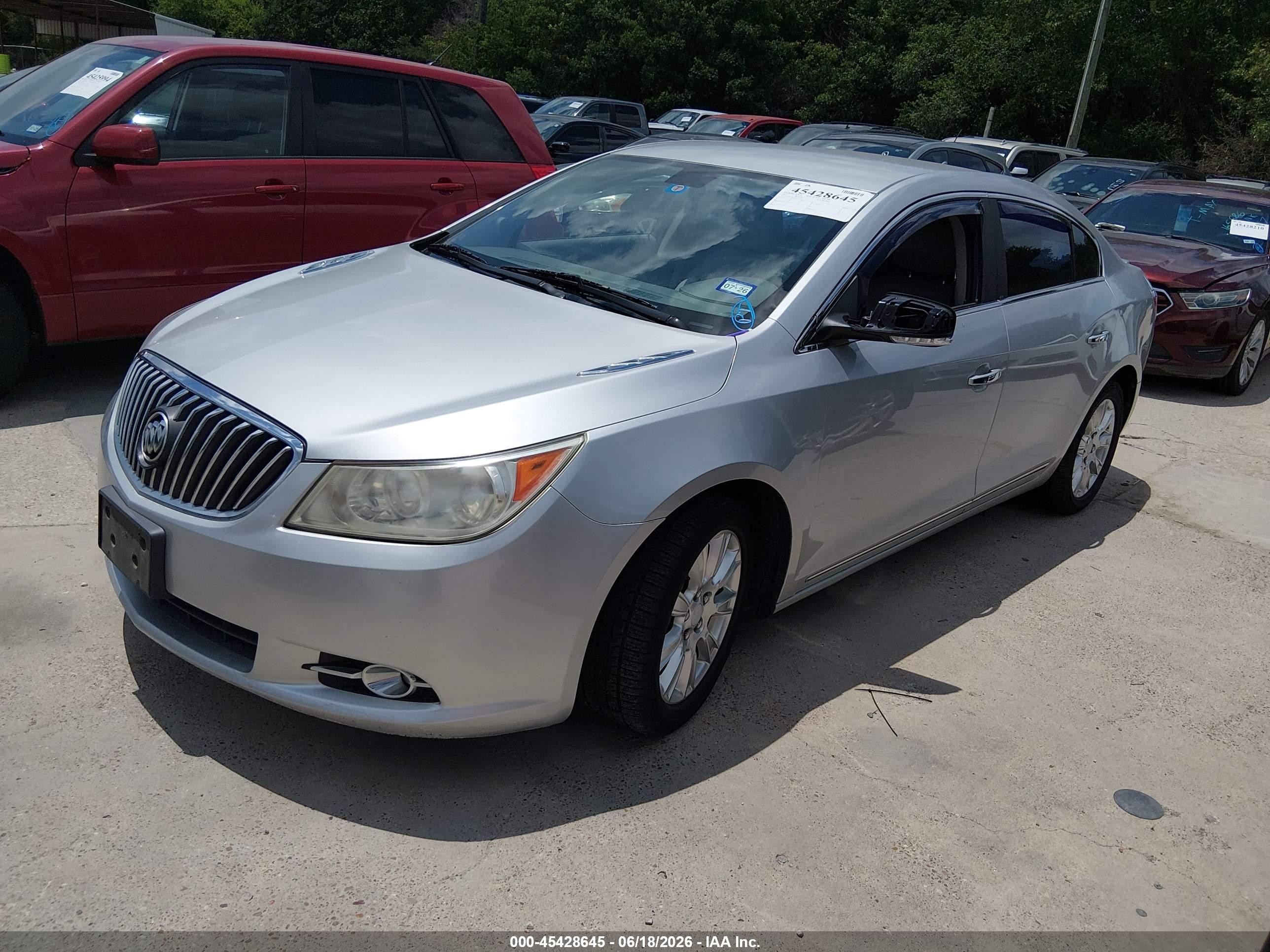 2013 Buick Lacrosse Leather Group Silver vin: 1G4GC5ER9DF140492