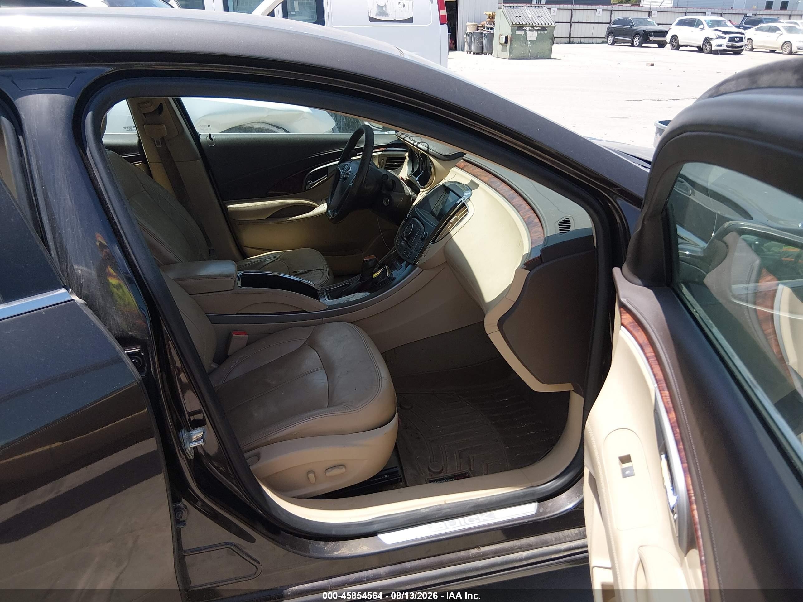 2013 Buick Lacrosse Leather Group Brown vin: 1G4GC5ER9DF177770