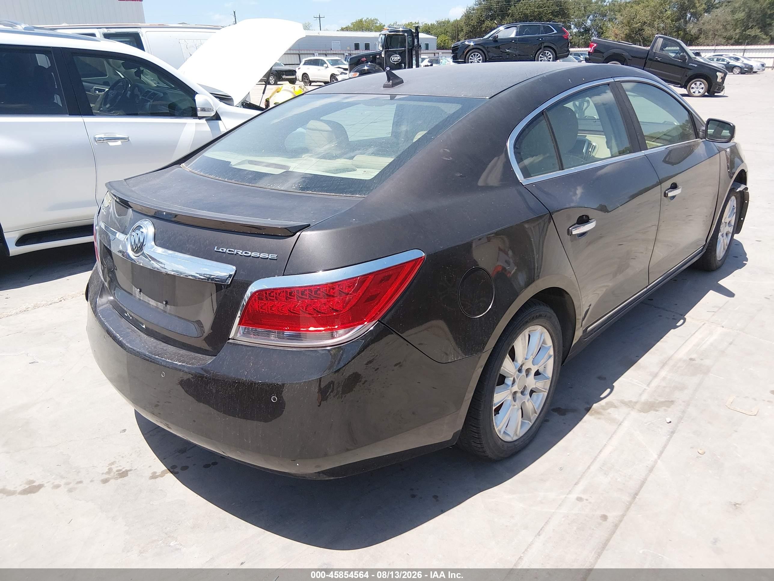 2013 Buick Lacrosse Leather Group Brown vin: 1G4GC5ER9DF177770