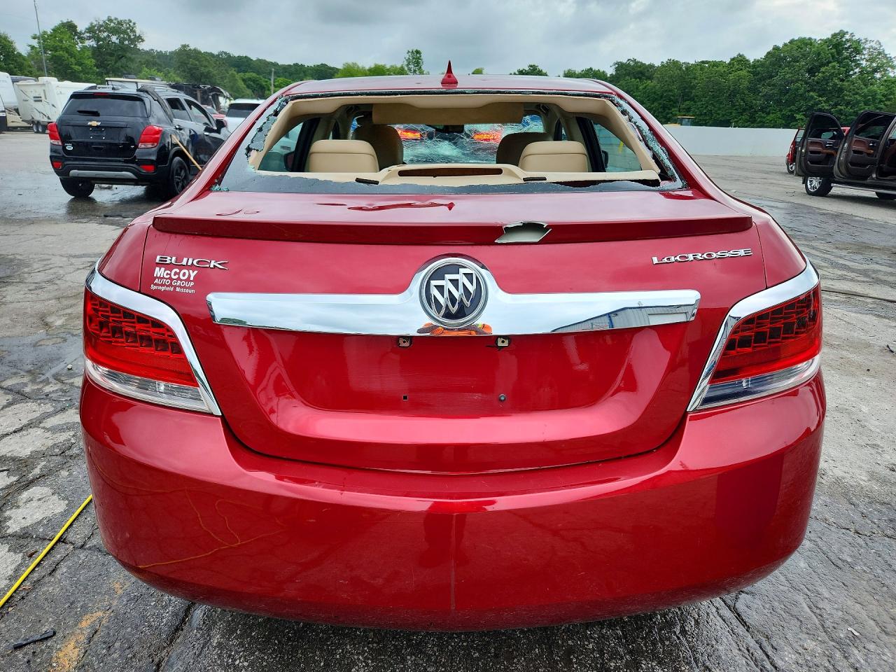 2012 Buick Lacrosse Maroon vin: 1G4GC5ERXCF250613