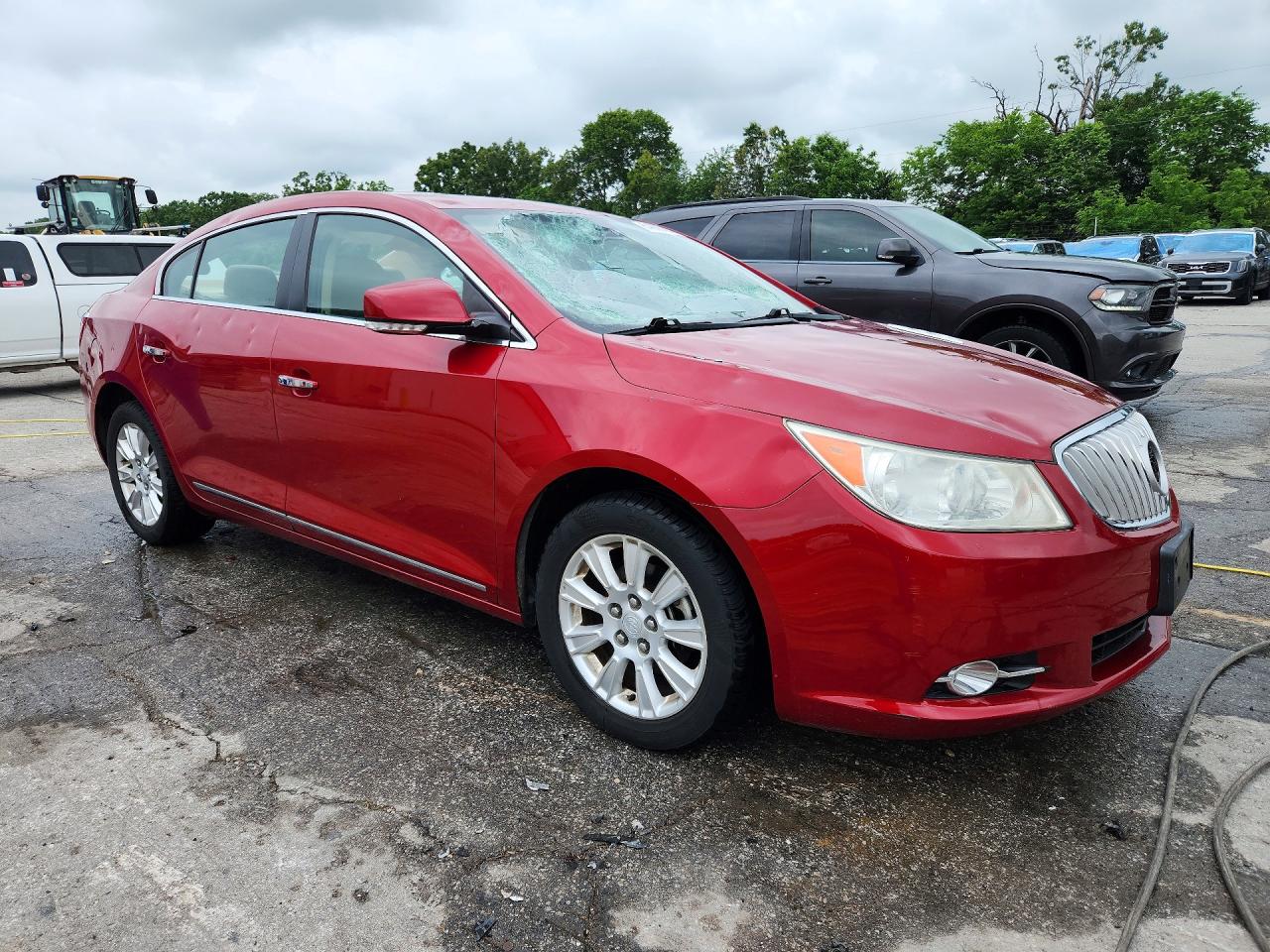2012 Buick Lacrosse Maroon vin: 1G4GC5ERXCF250613