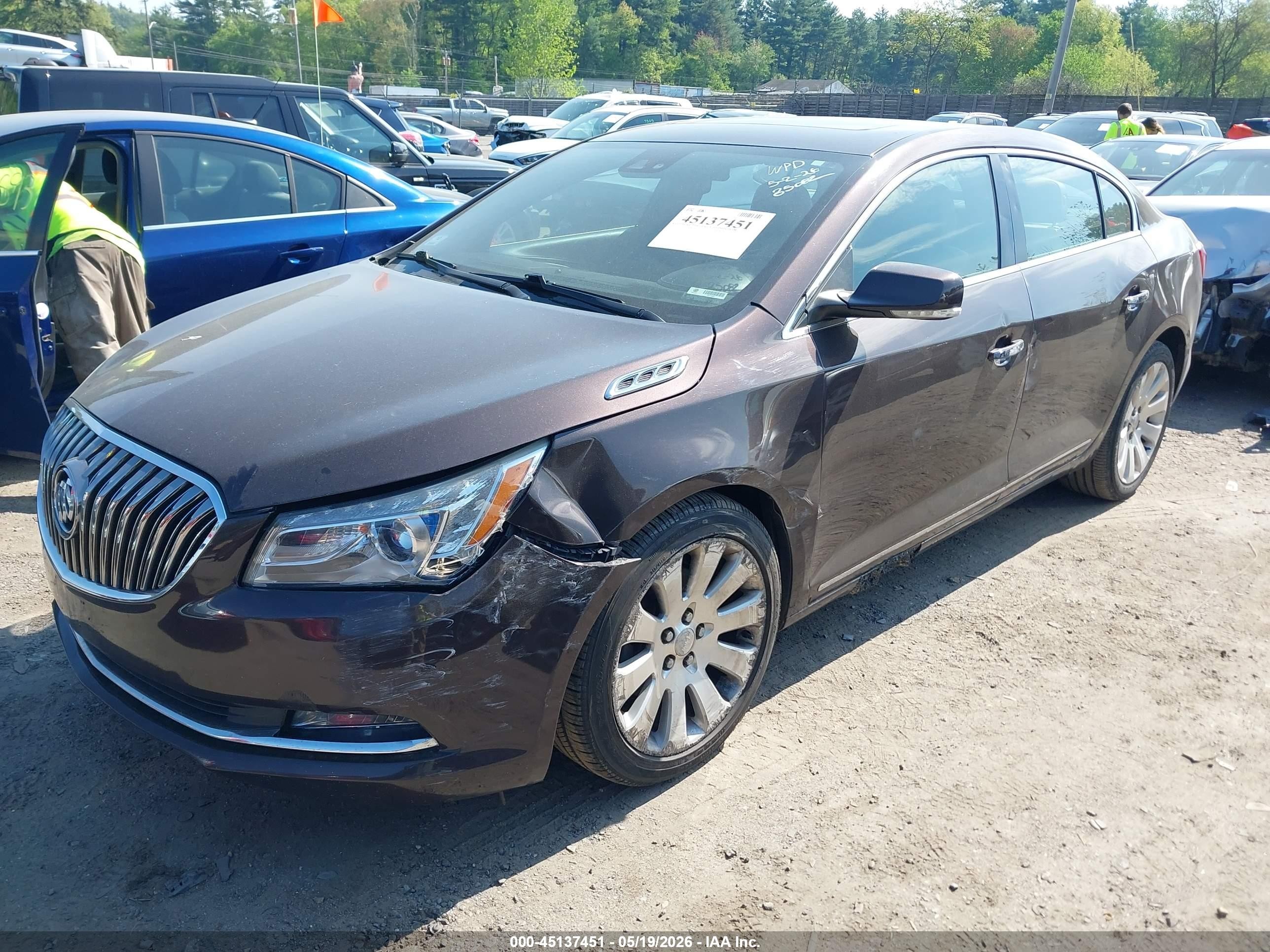 2015 Buick Lacrosse Leather Dark Brown vin: 1G4GC5G30FF168791