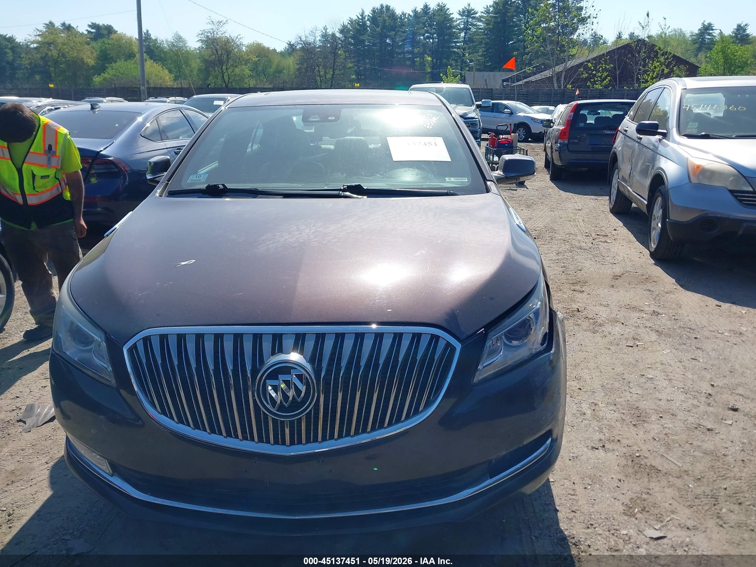 2015 Buick Lacrosse Leather Dark Brown vin: 1G4GC5G30FF168791
