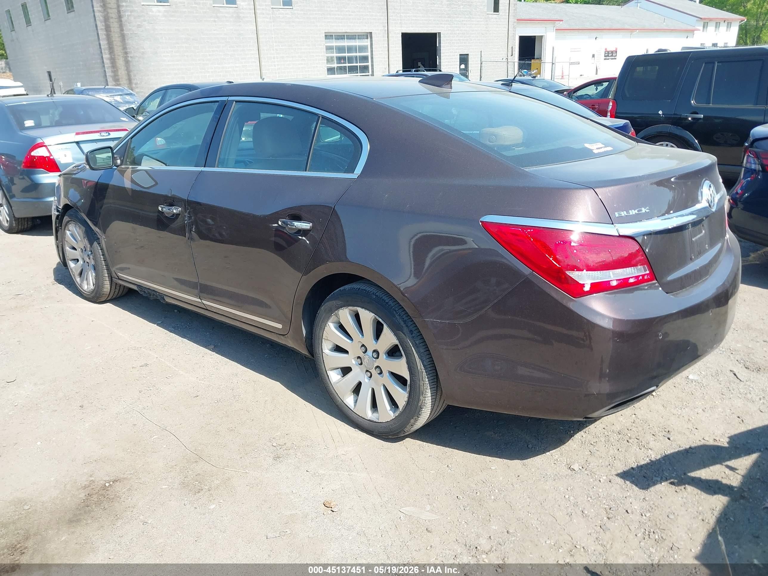 2015 Buick Lacrosse Leather Dark Brown vin: 1G4GC5G30FF168791