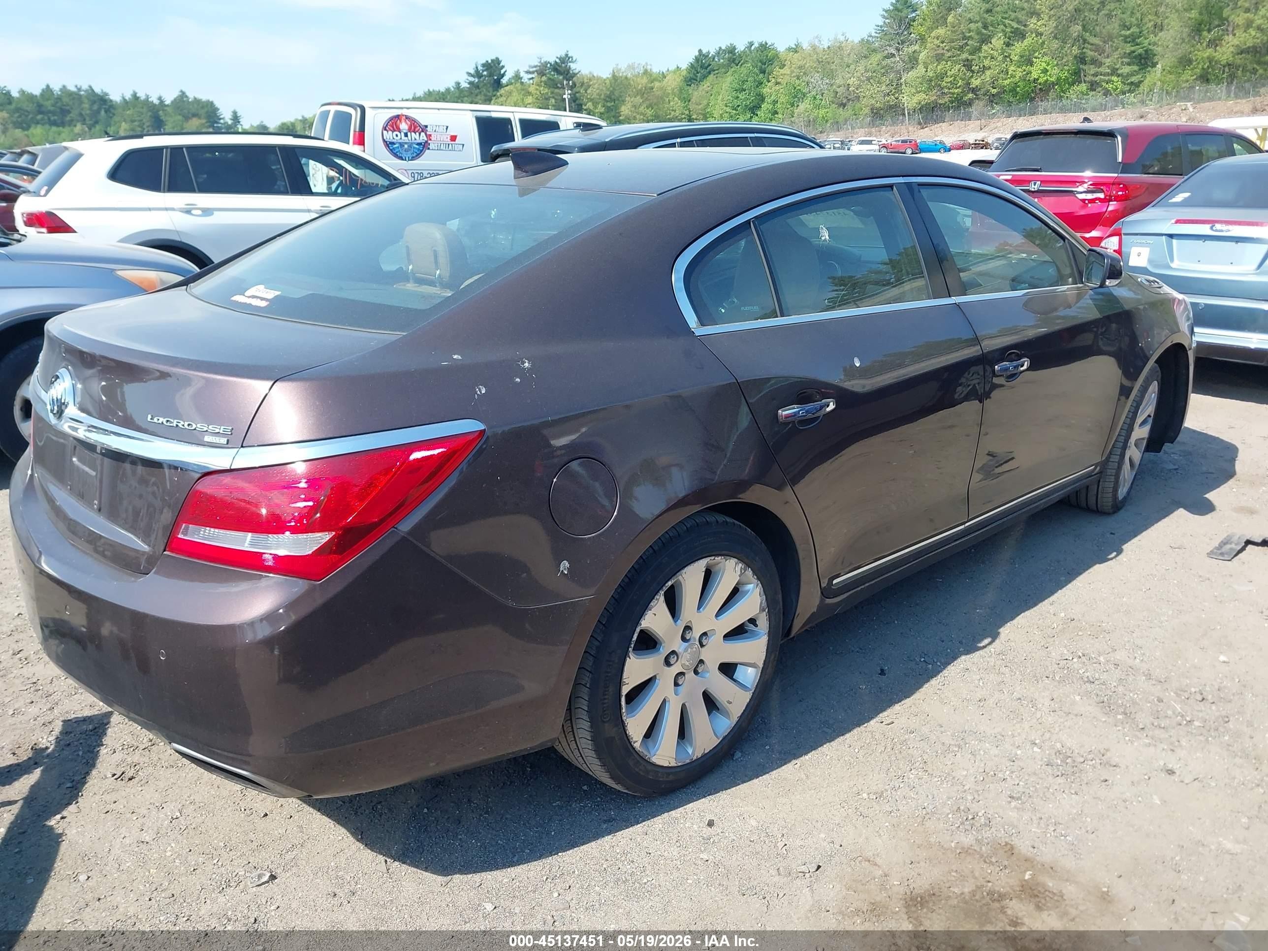 2015 Buick Lacrosse Leather Dark Brown vin: 1G4GC5G30FF168791