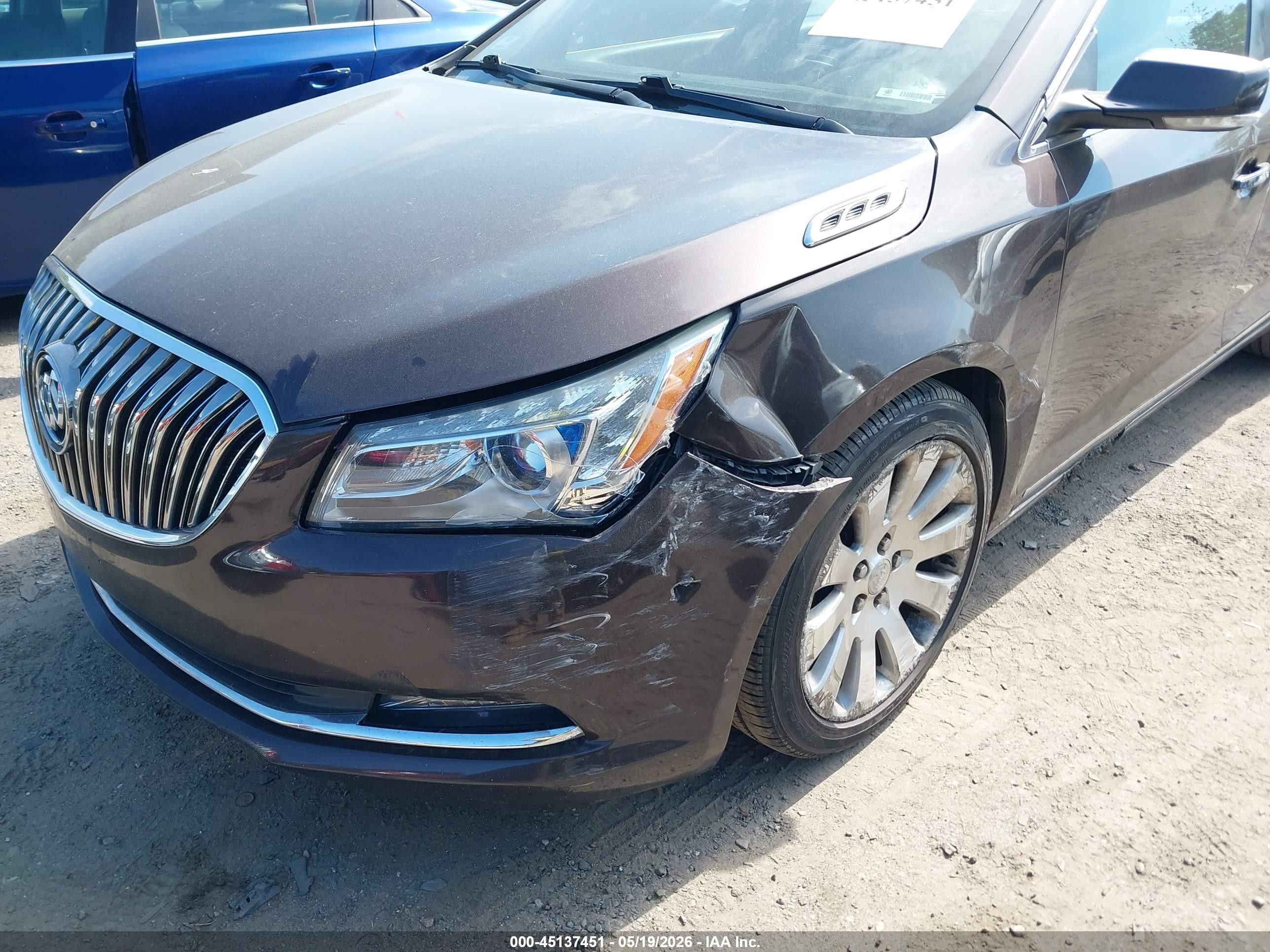 2015 Buick Lacrosse Leather Dark Brown vin: 1G4GC5G30FF168791
