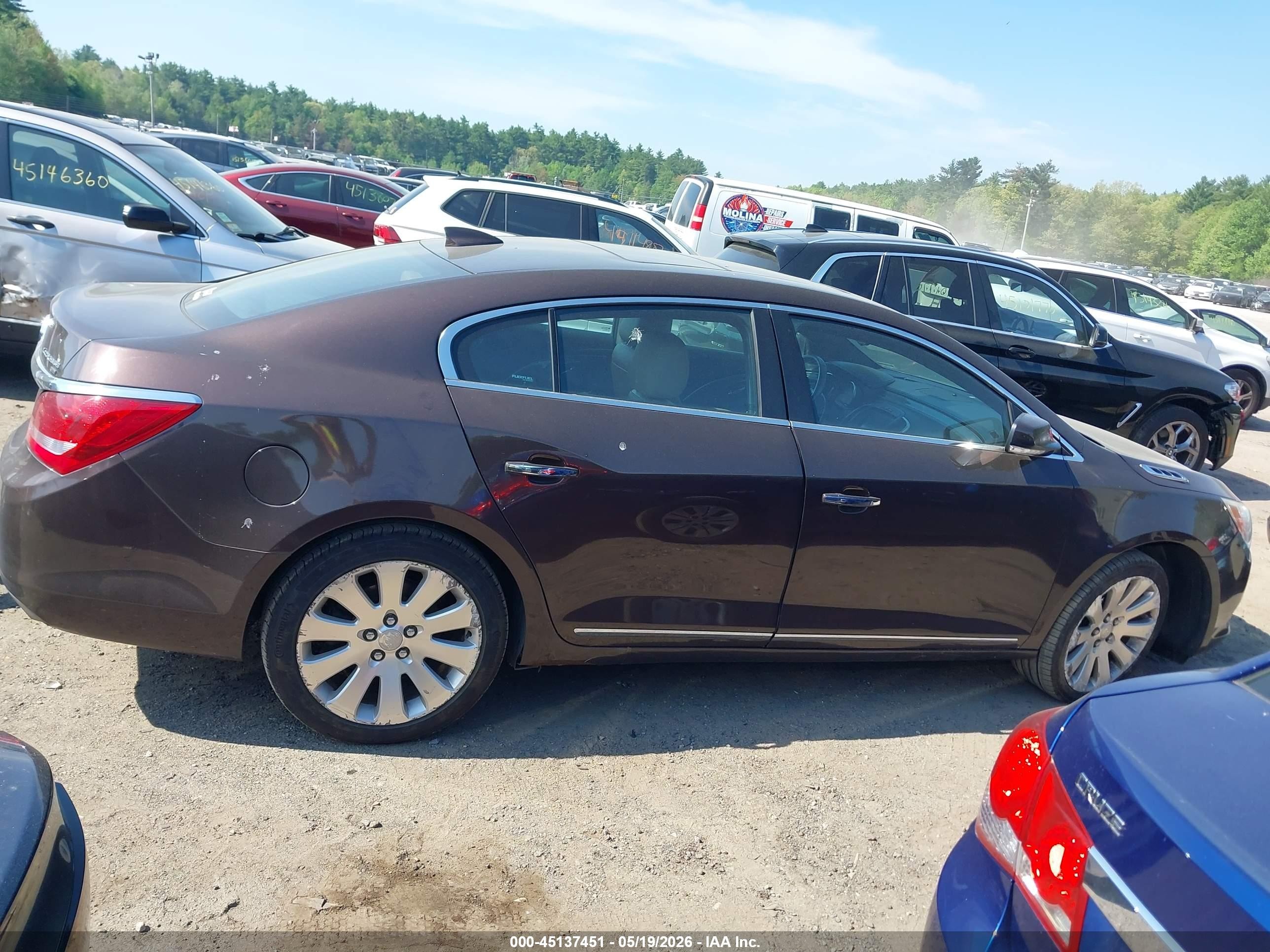 2015 Buick Lacrosse Leather Dark Brown vin: 1G4GC5G30FF168791