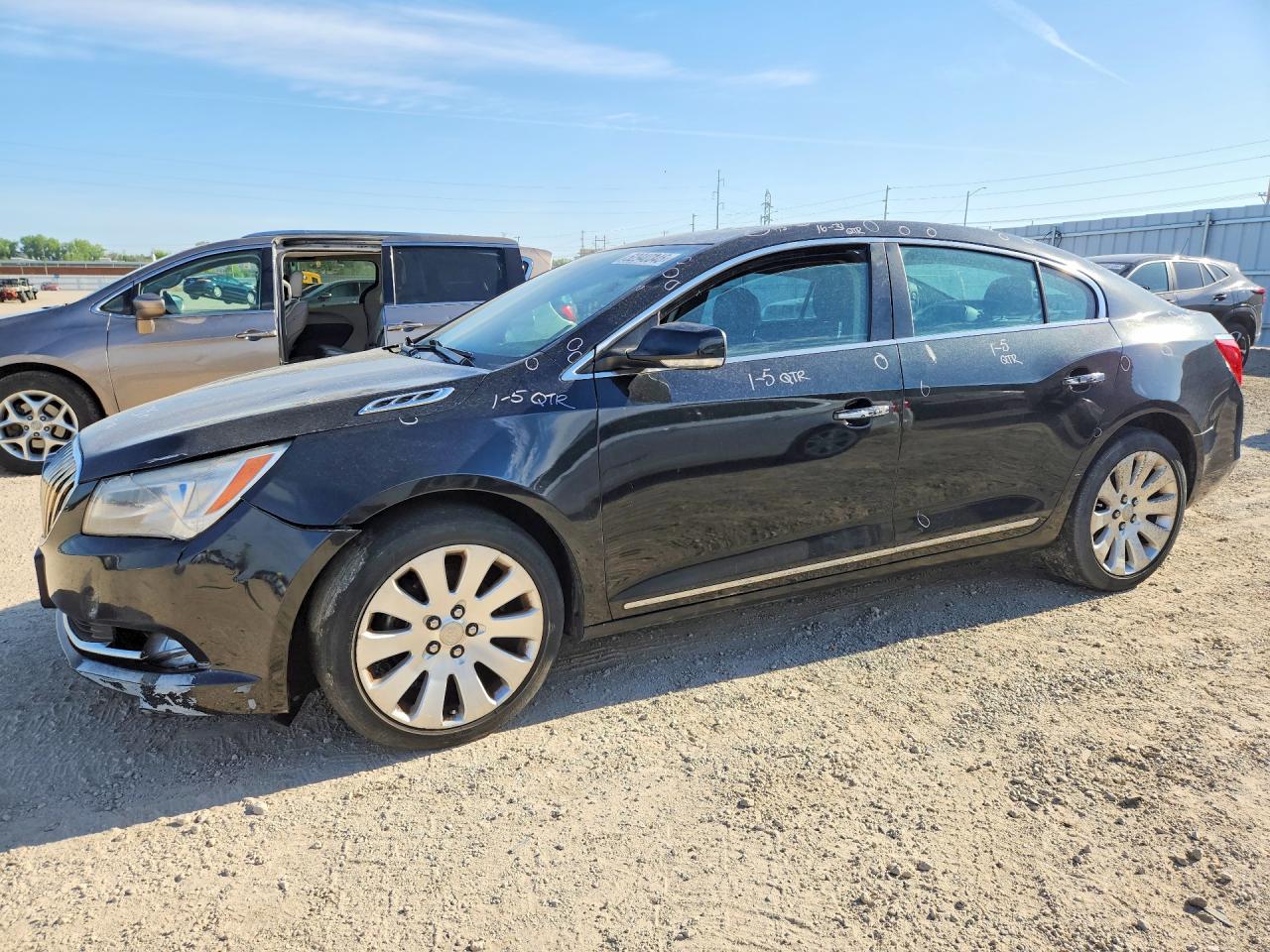 2014 Buick Lacrosse Black vin: 1G4GC5G31EF184691
