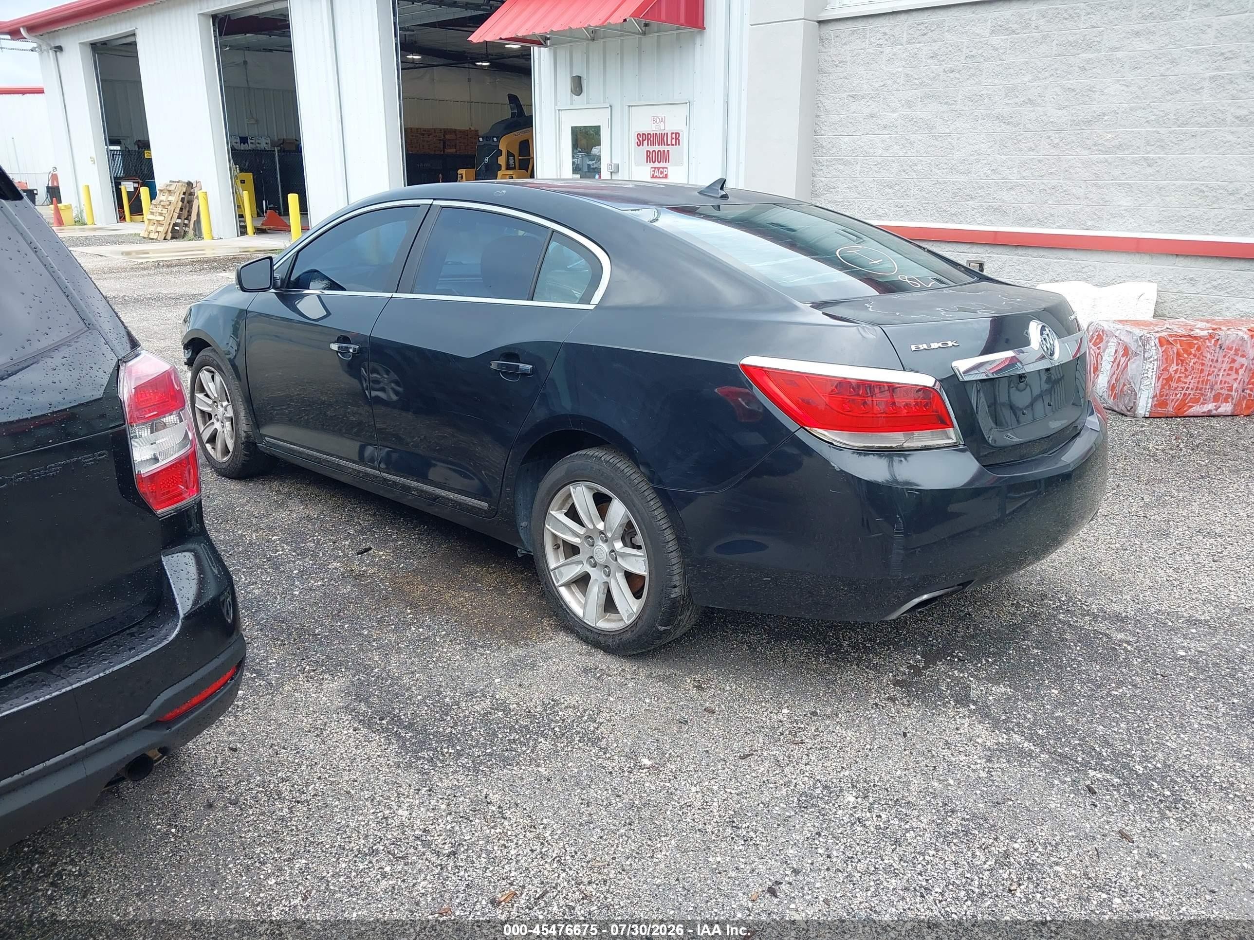 2012 Buick Lacrosse Leather Group Черный vin: 1G4GC5G35CF137791