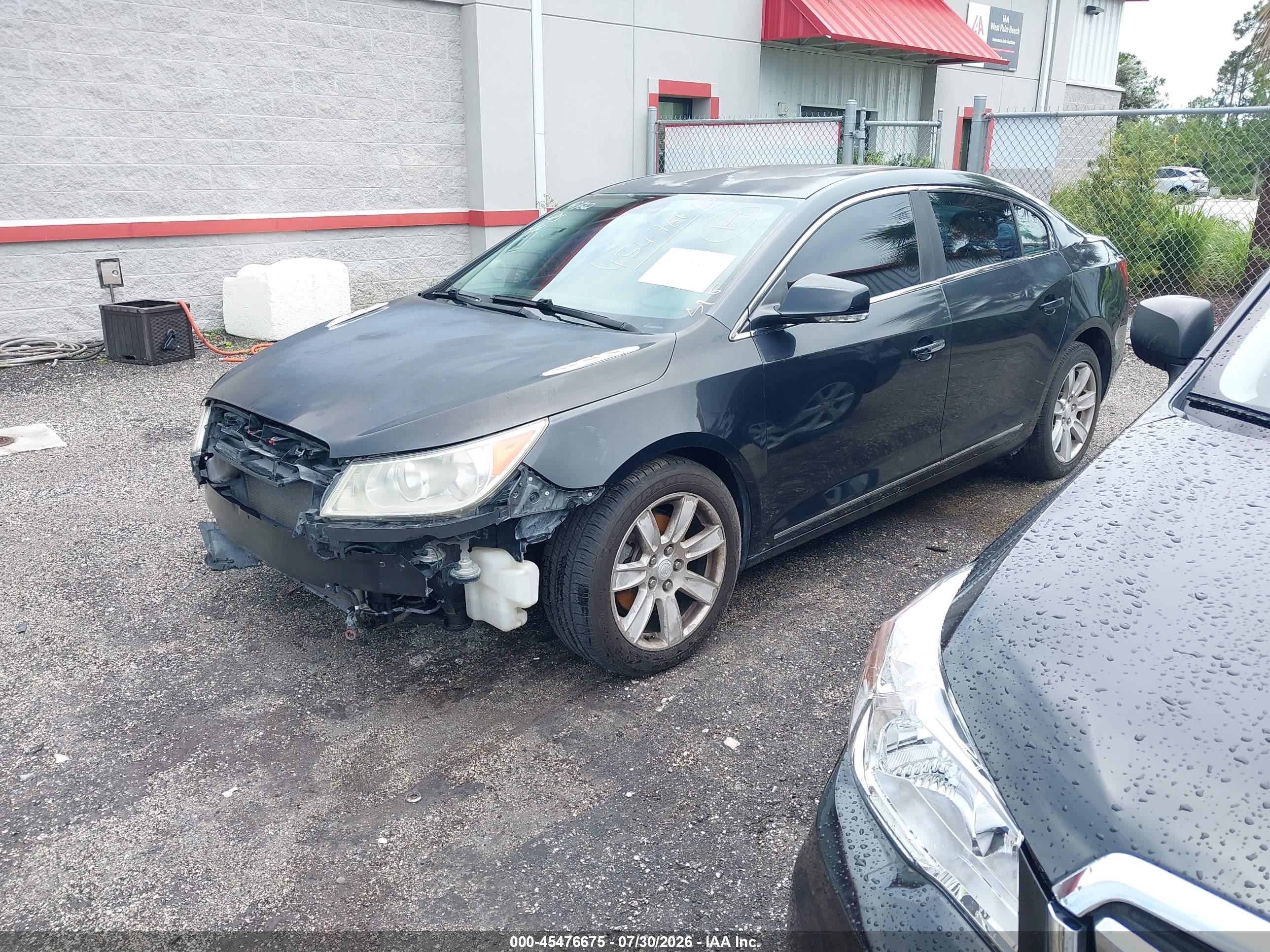 2012 Buick Lacrosse Leather Group Черный vin: 1G4GC5G35CF137791