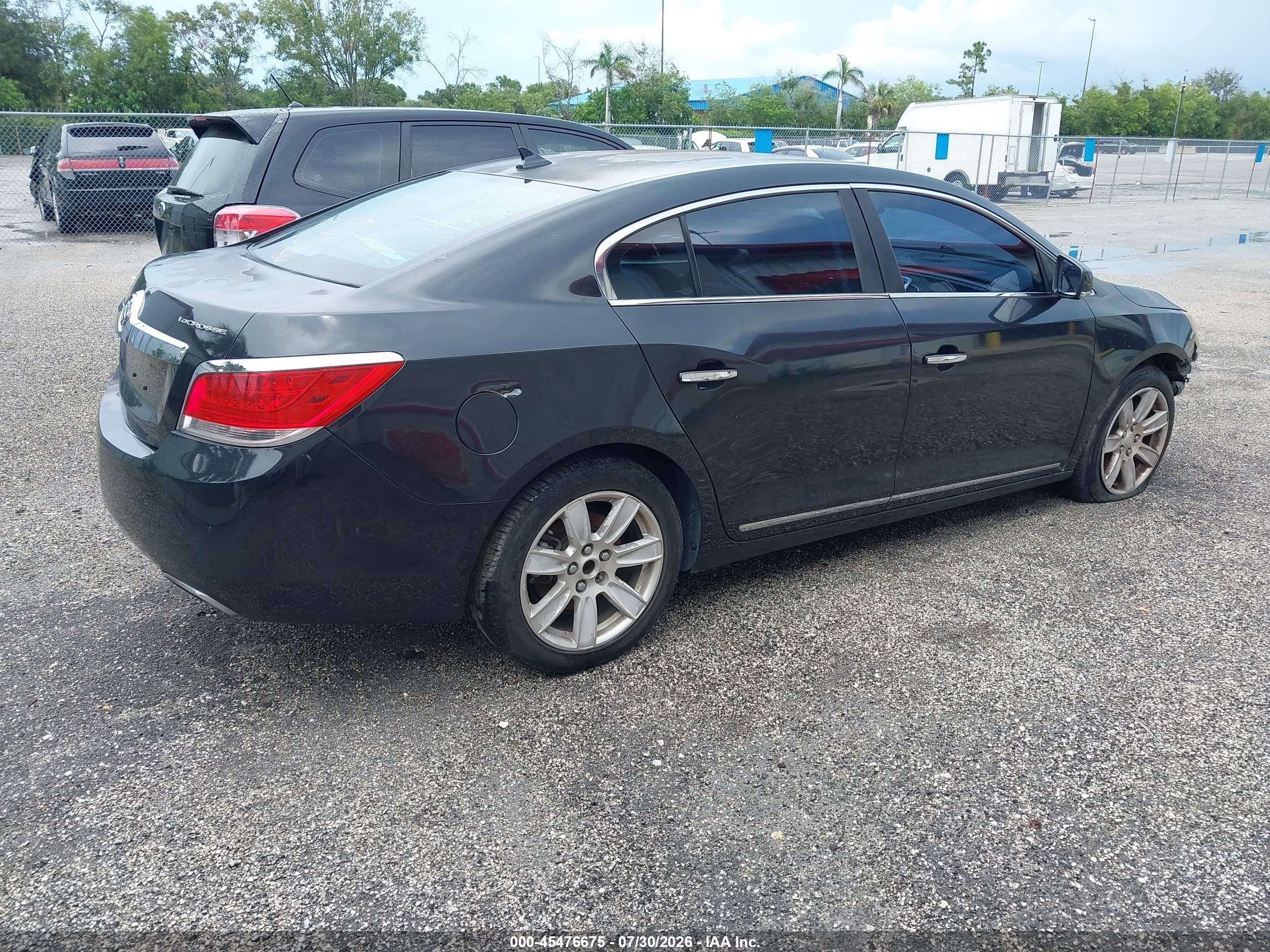 2012 Buick Lacrosse Leather Group Черный vin: 1G4GC5G35CF137791