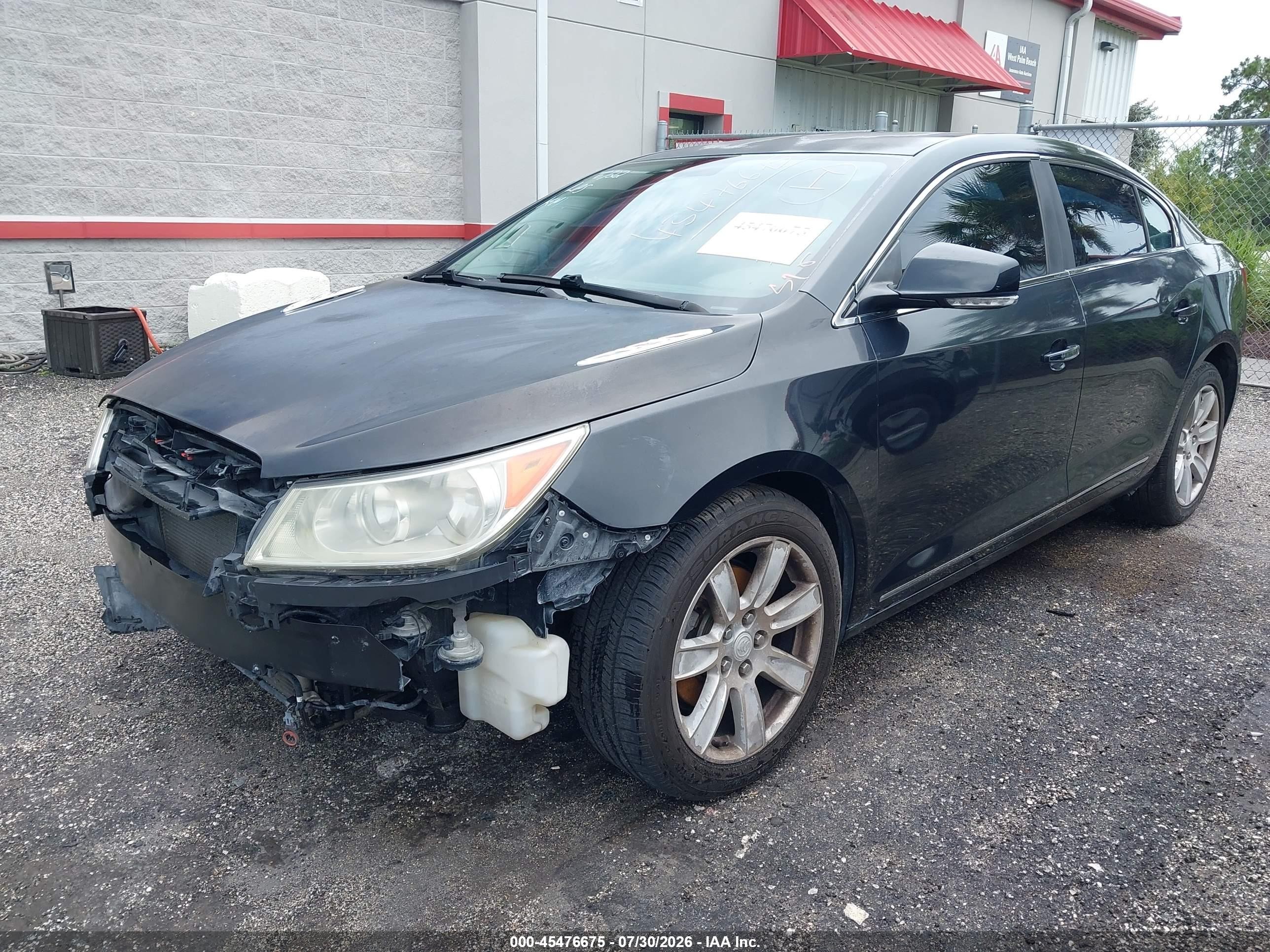 2012 Buick Lacrosse Leather Group Черный vin: 1G4GC5G35CF137791