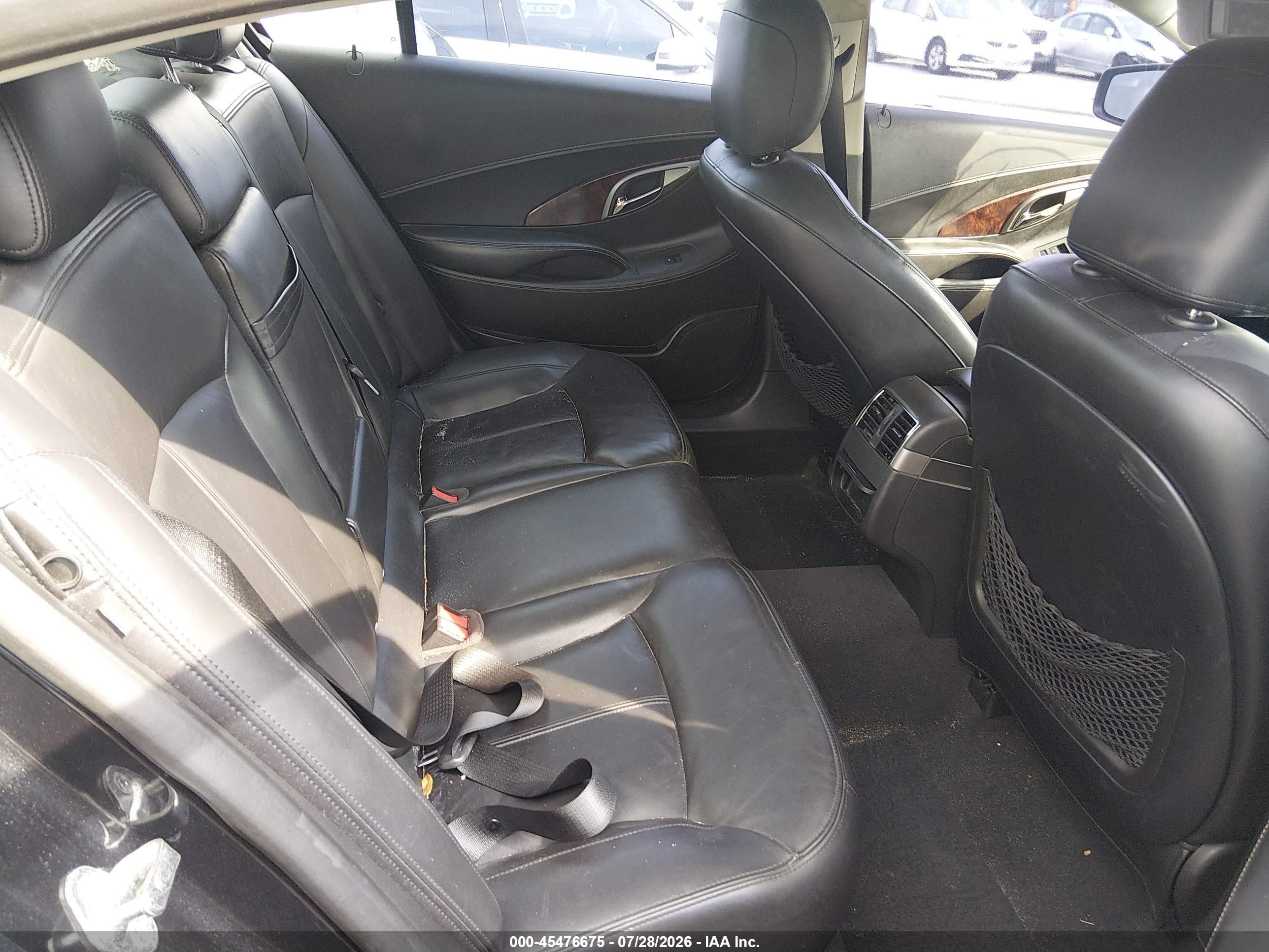 2012 Buick Lacrosse Leather Group Черный vin: 1G4GC5G35CF137791