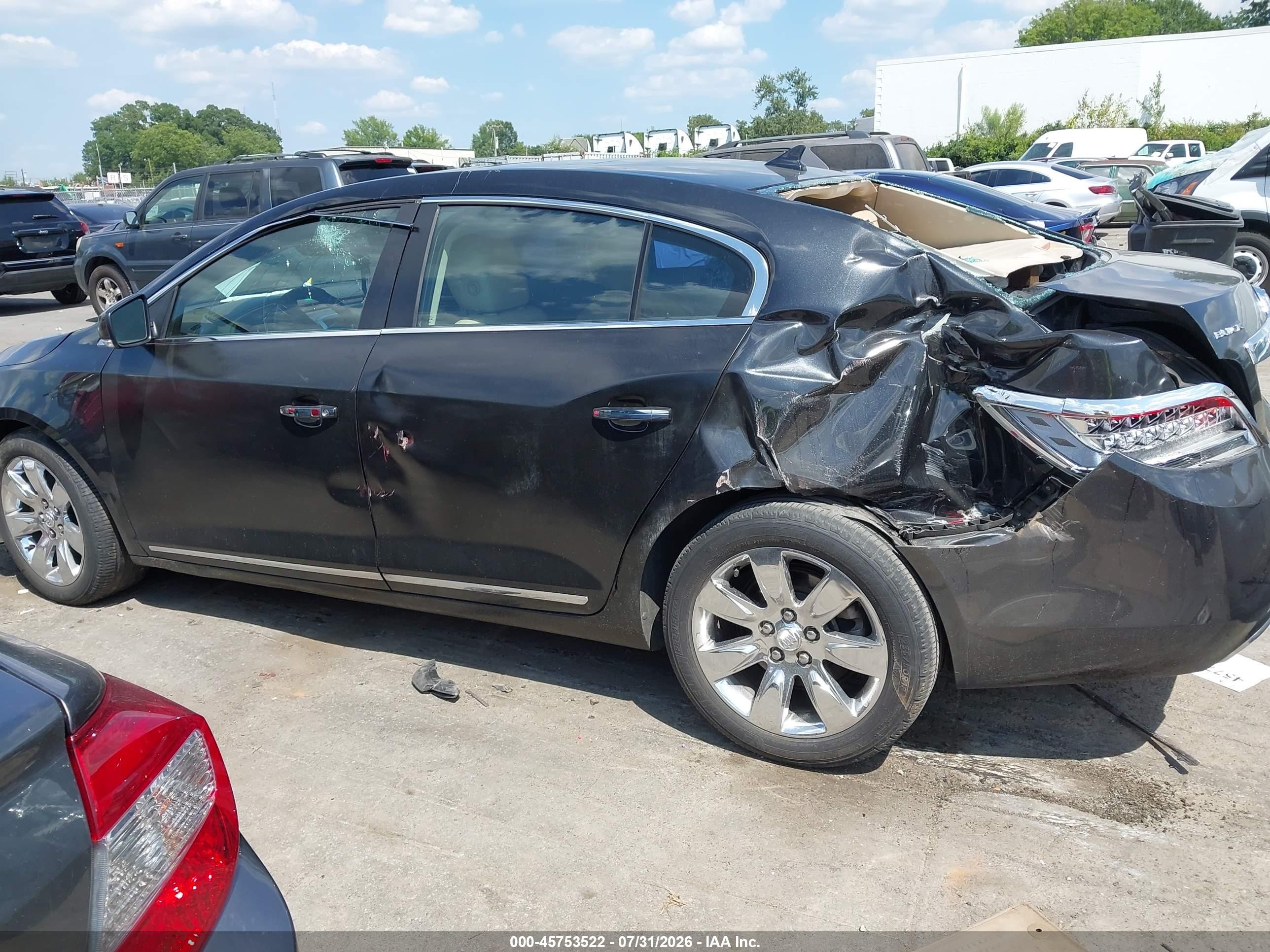 2012 Buick Lacrosse Leather Group Blue vin: 1G4GC5G39CF371674