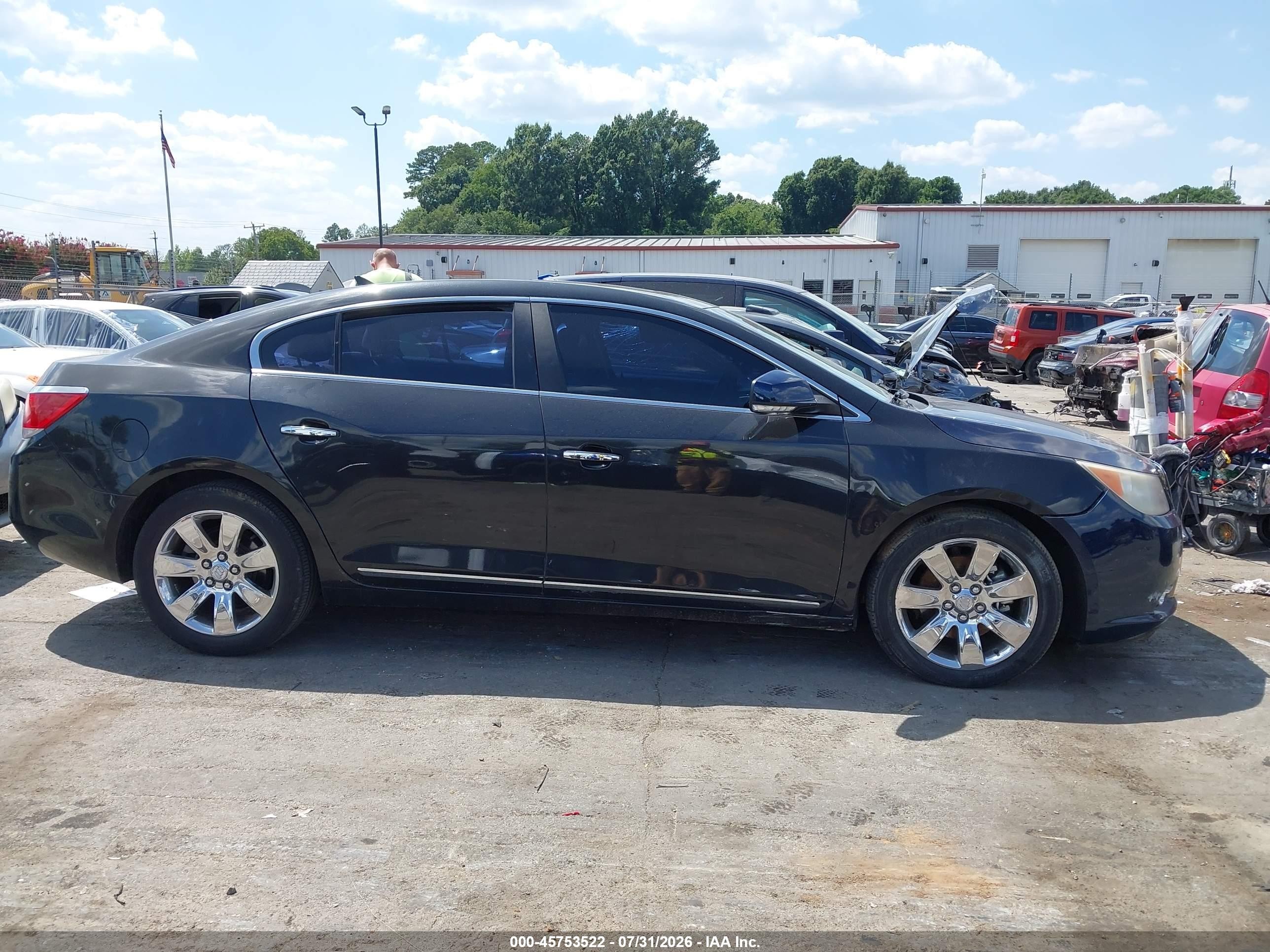 2012 Buick Lacrosse Leather Group Blue vin: 1G4GC5G39CF371674