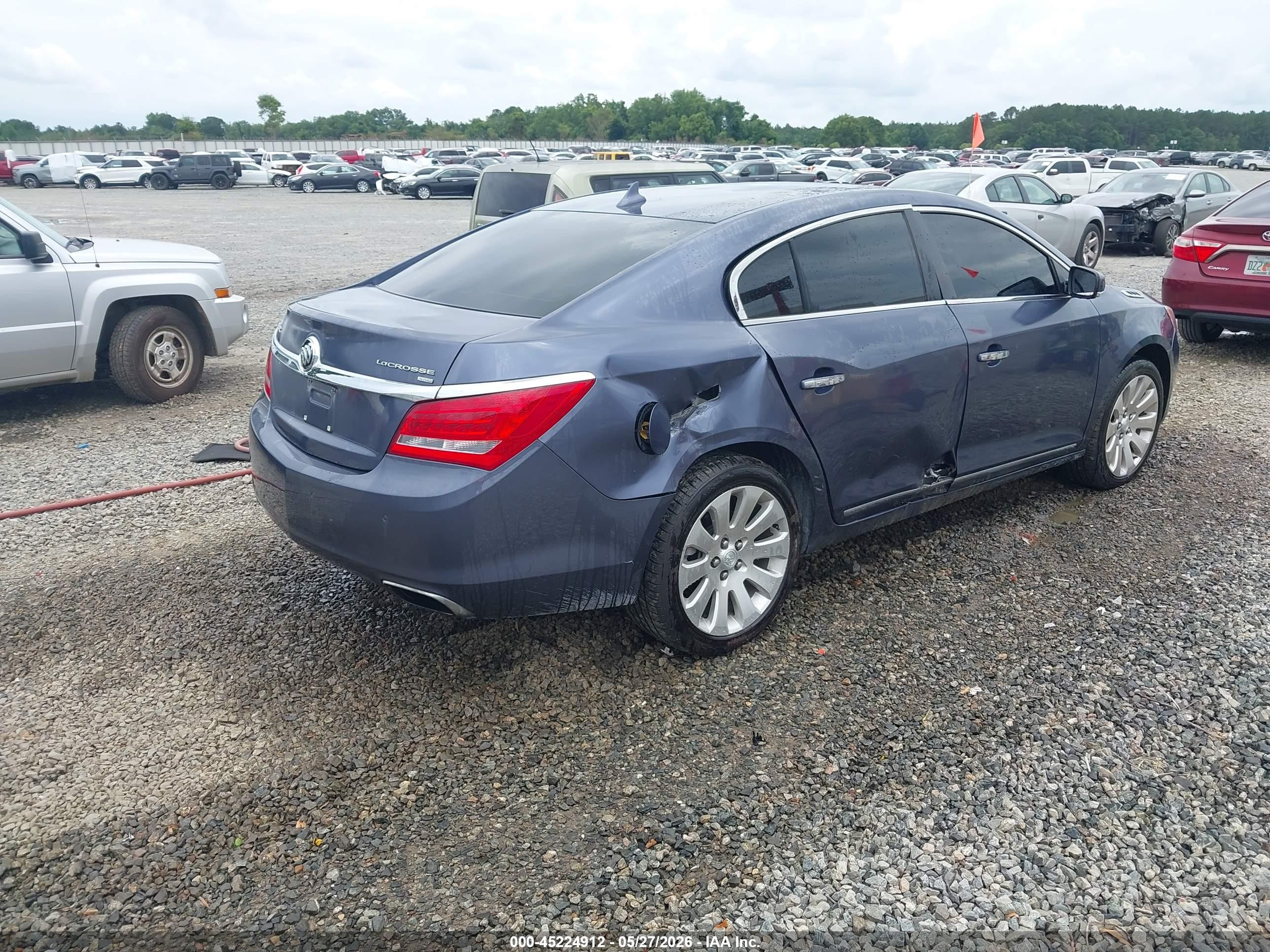 2014 Buick Lacrosse Leather Group Blue vin: 1G4GC5G39EF126747