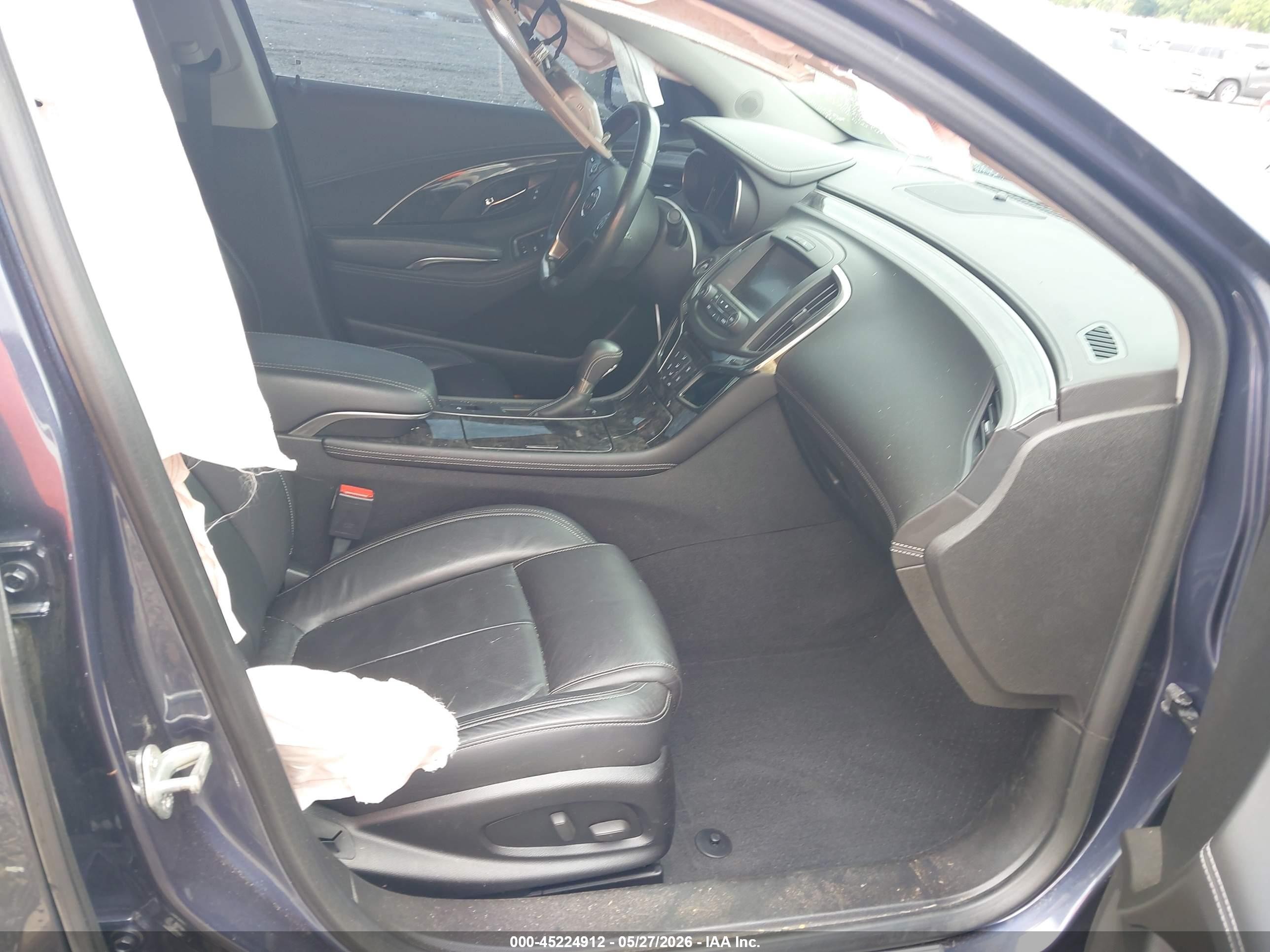 2014 Buick Lacrosse Leather Group Blue vin: 1G4GC5G39EF126747