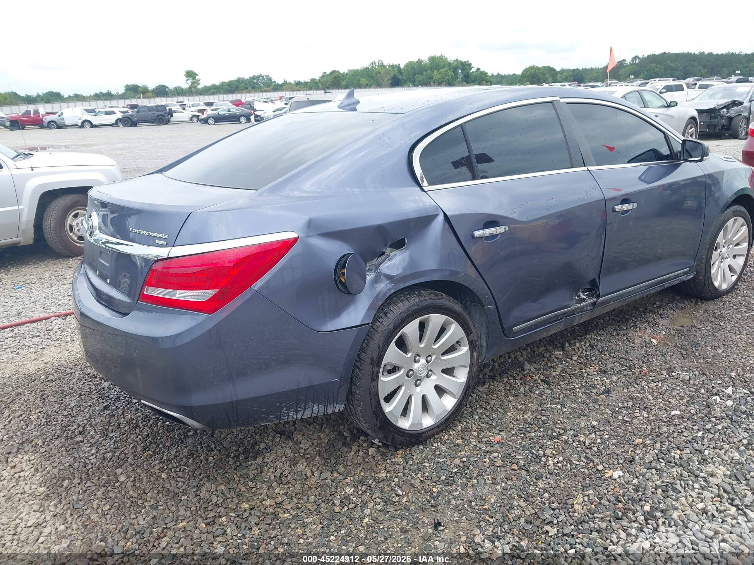 2014 Buick Lacrosse Leather Group Blue vin: 1G4GC5G39EF126747