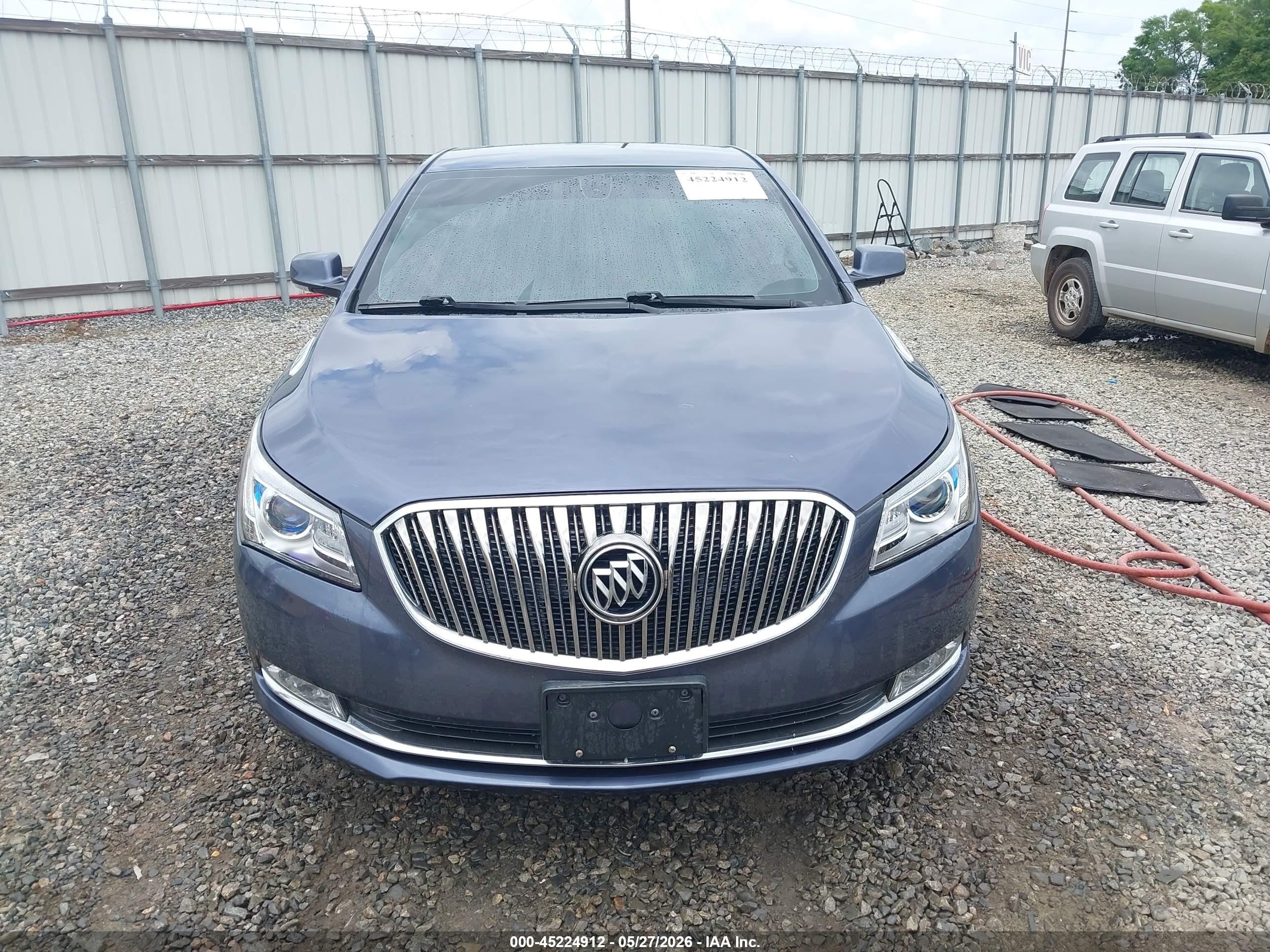 2014 Buick Lacrosse Leather Group Blue vin: 1G4GC5G39EF126747