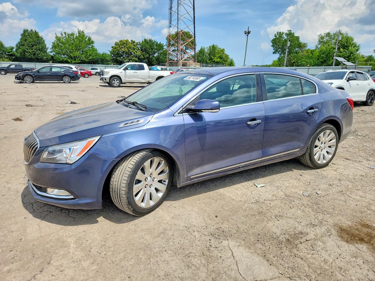2014 Buick Lacrosse Blue vin: 1G4GC5G39EF250887