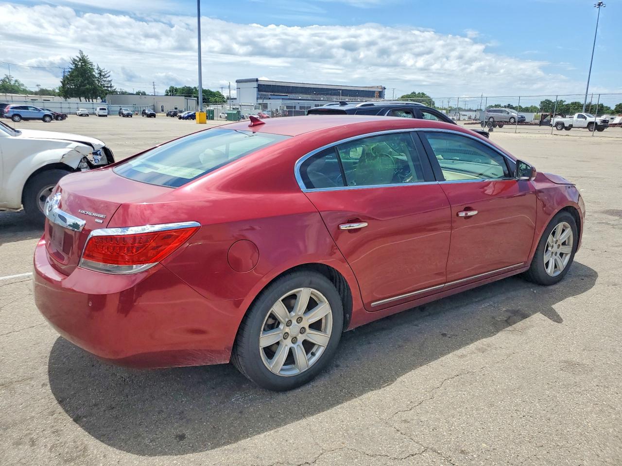 2011 Buick Lacrosse Cxl Burgundy vin: 1G4GC5GD2BF264957