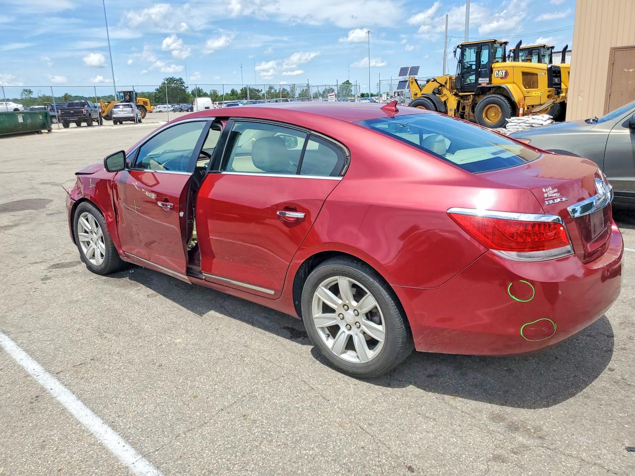 2011 Buick Lacrosse Cxl Burgundy vin: 1G4GC5GD2BF264957