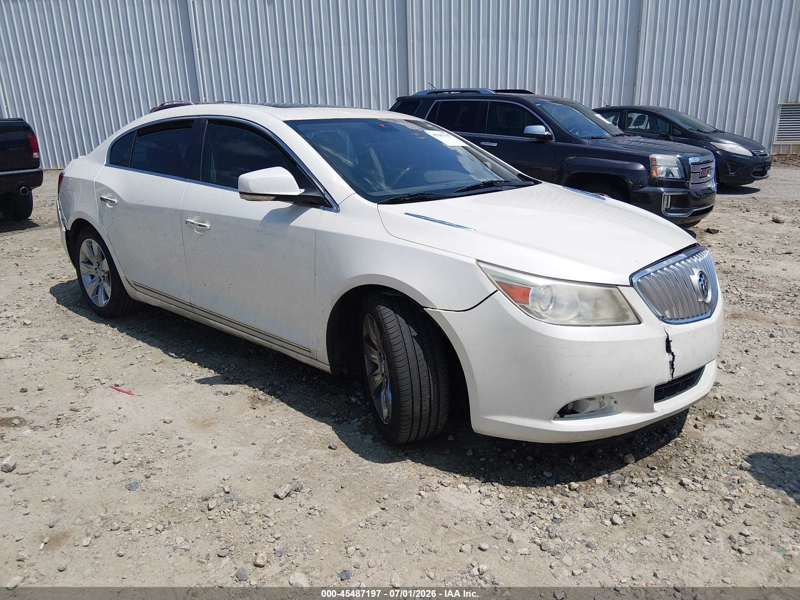 2011 Buick Lacrosse Cxl White vin: 1G4GC5GD4BF133318