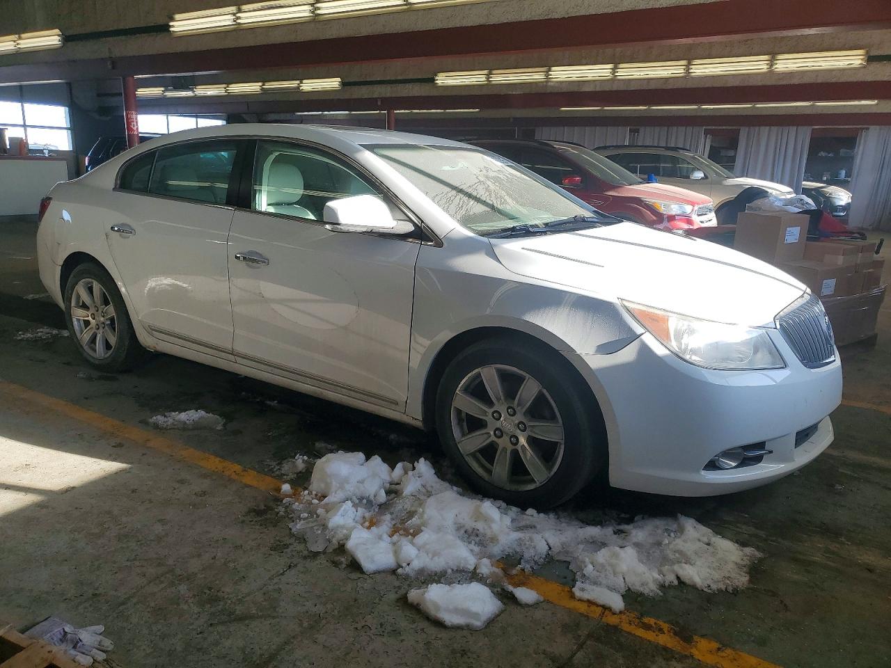 2011 Buick Lacrosse Cxl White vin: 1G4GC5GD9BF202732