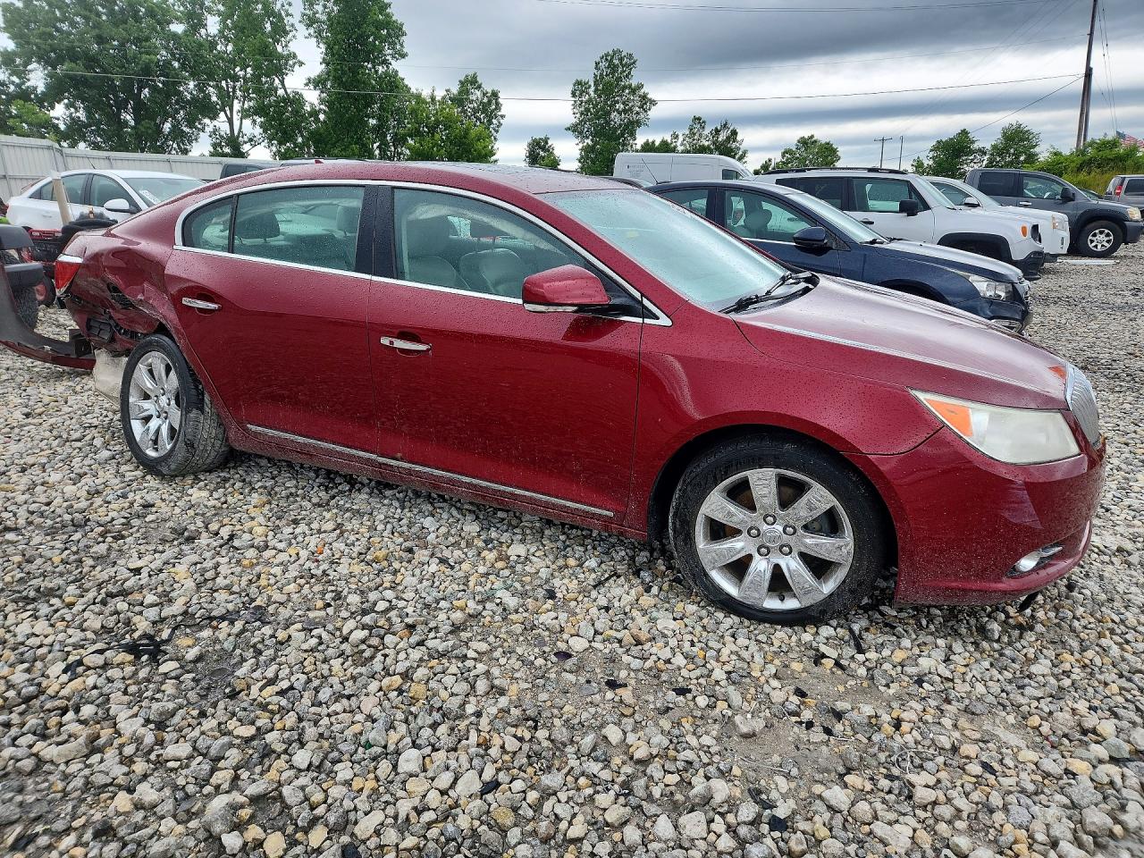 2010 Buick Lacrosse Cxl Red vin: 1G4GC5GG0AF200912