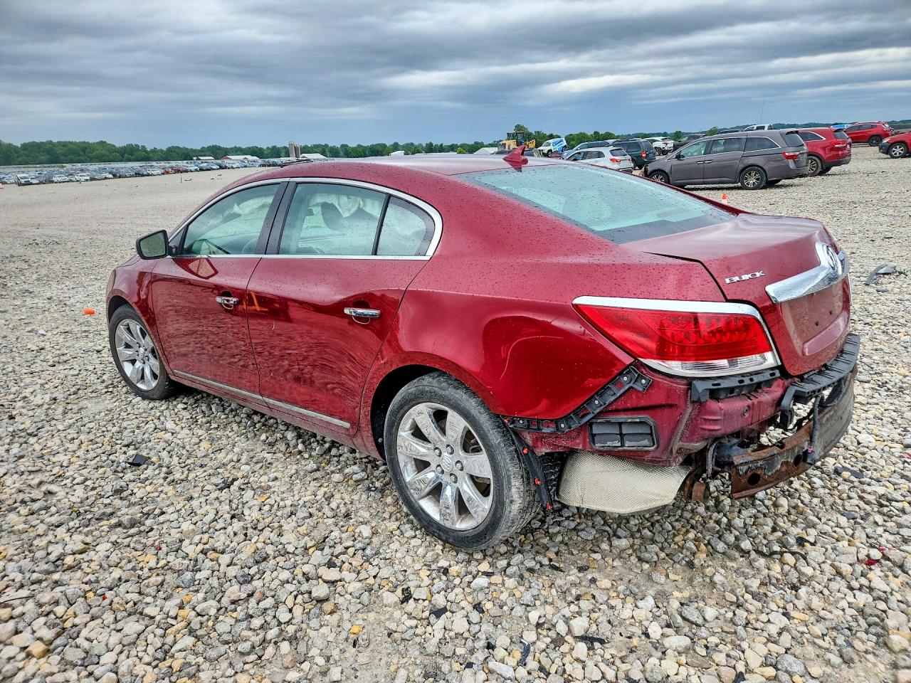 2010 Buick Lacrosse Cxl Red vin: 1G4GC5GG0AF200912