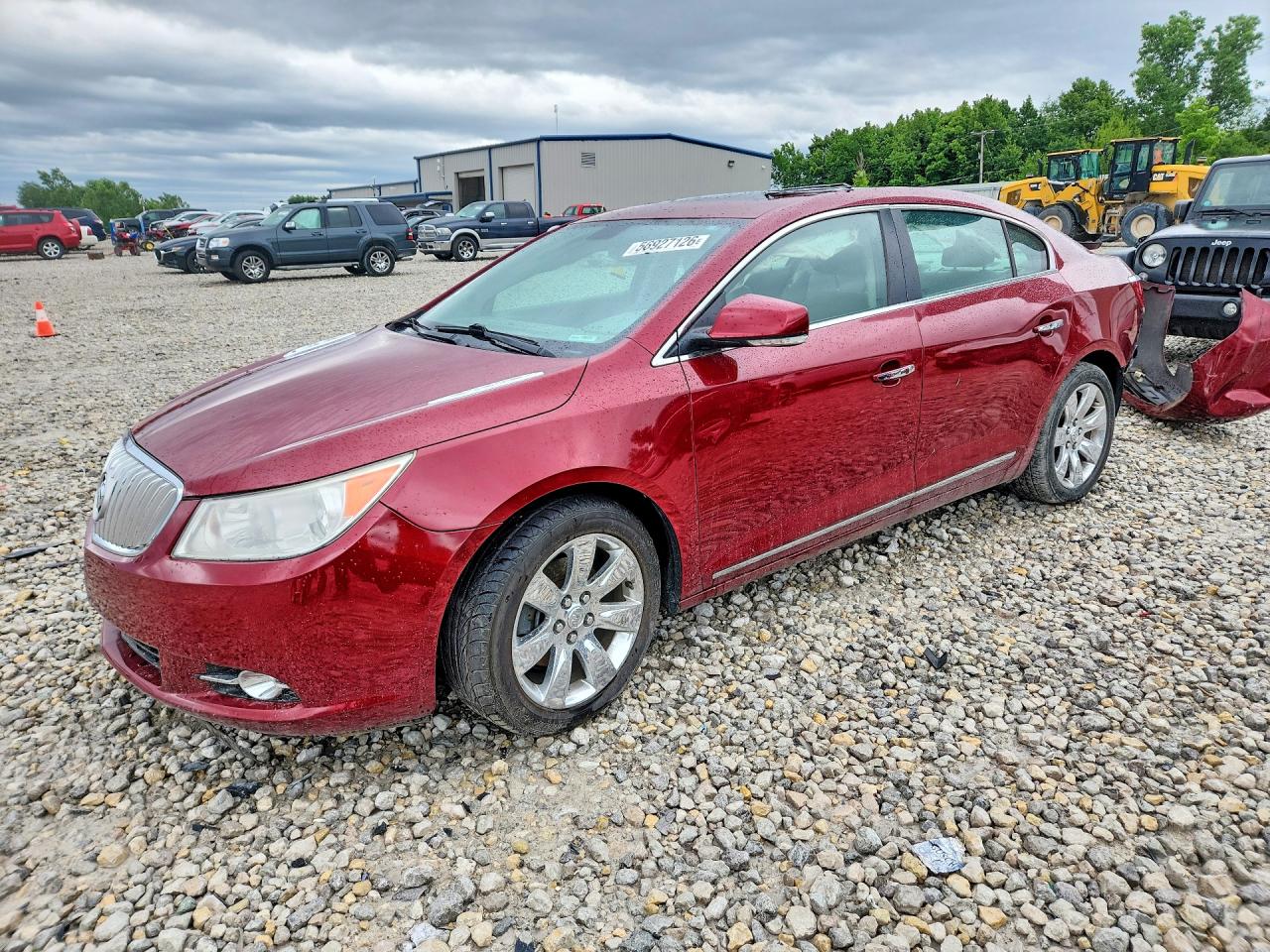 2010 Buick Lacrosse Cxl Red vin: 1G4GC5GG0AF200912