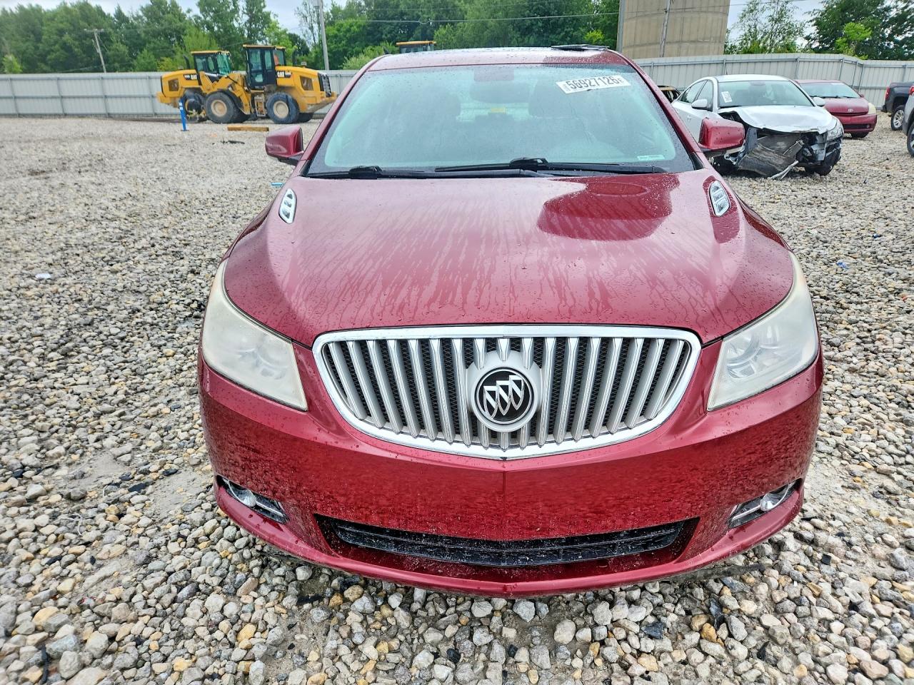 2010 Buick Lacrosse Cxl Red vin: 1G4GC5GG0AF200912