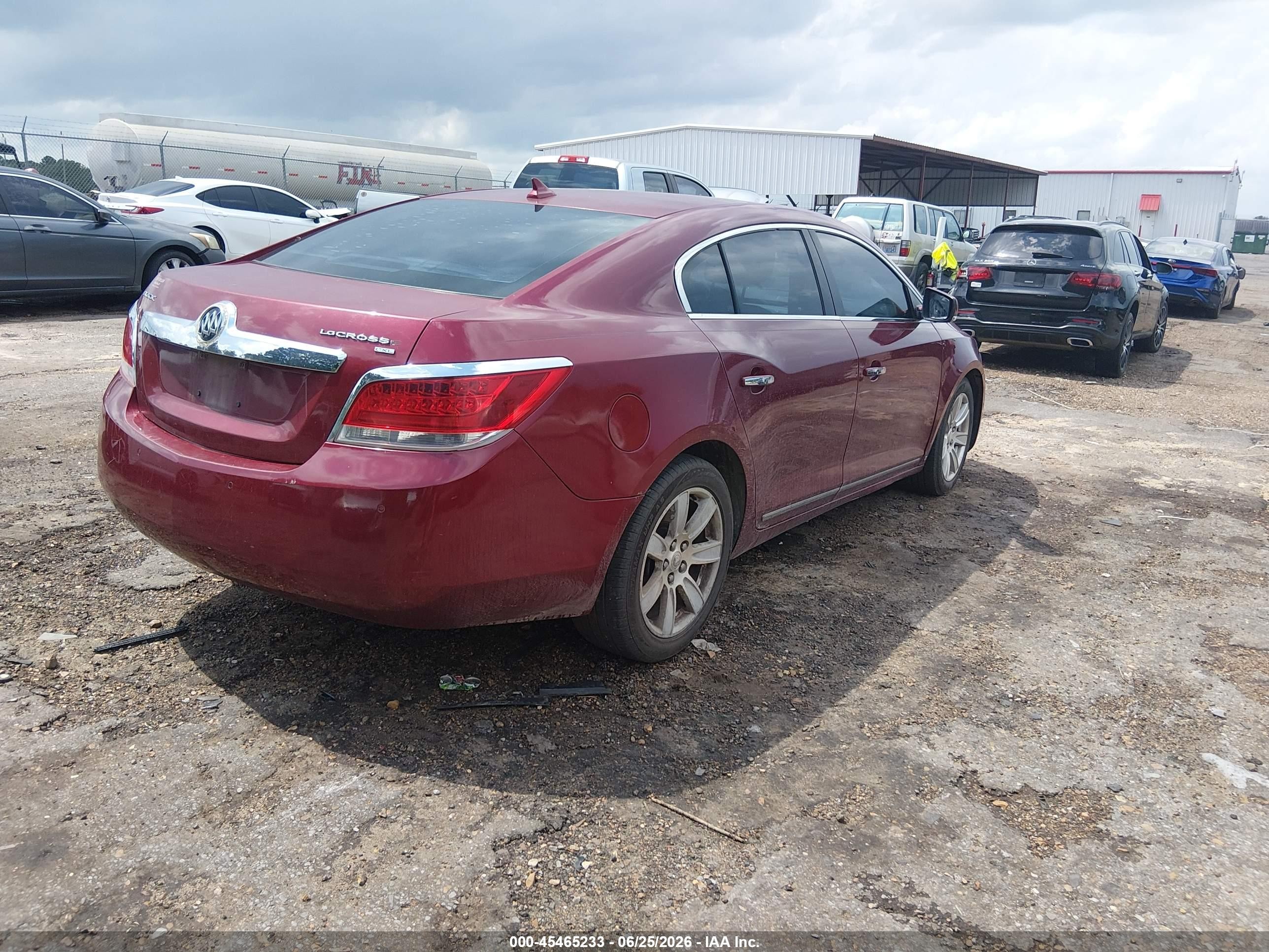 2010 Buick Lacrosse Cxl Red vin: 1G4GC5GG4AF131349